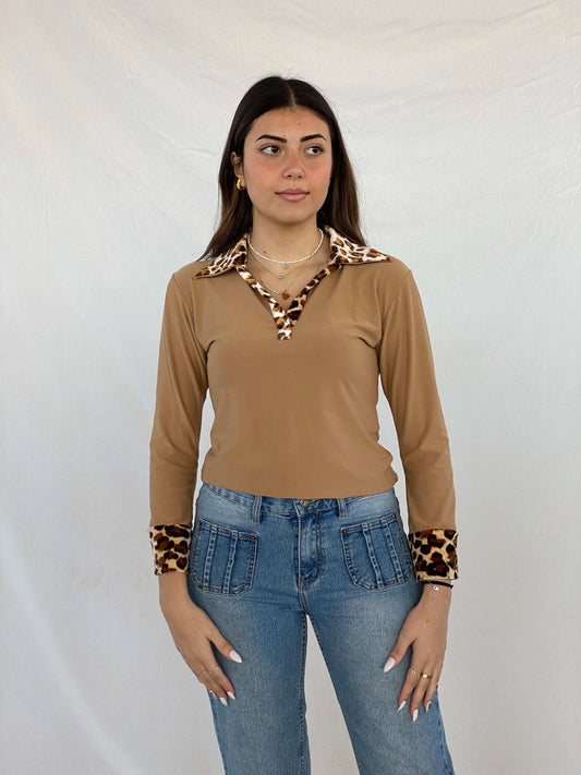 Vintage 00s Volcano Full-Sleeve Top - Balagan Vintage Full Sleeve Top 00s, 90s, Deals, full sleeve top, Juana