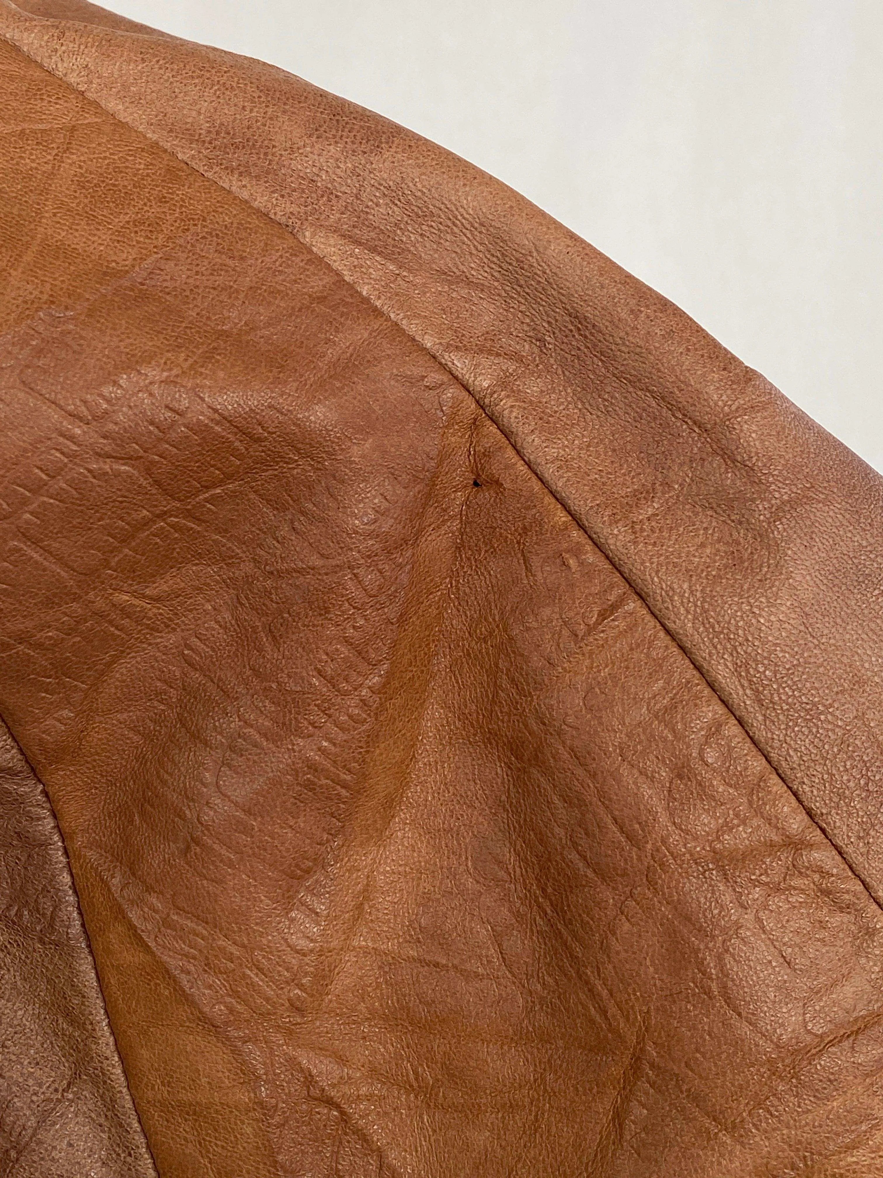 Vintage 80s Creazioni By Vinsen Genuine Leather Jacket - Balagan Vintage Leather Jacket 80s, 90s, Coats&Jackets, Deals, genuine leather, genuine leather jacket, Tojan