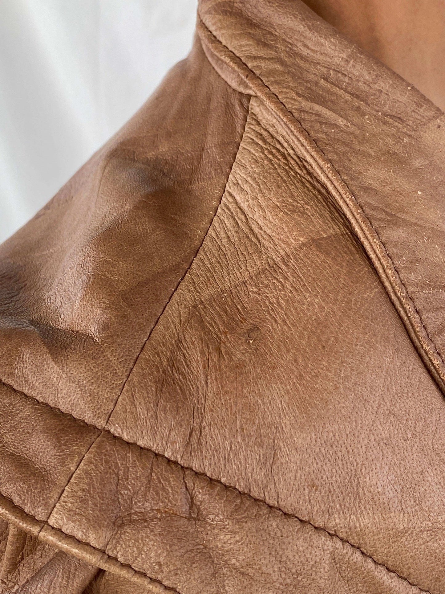 Vintage 80s Creazioni By Vinsen Genuine Leather Jacket - Balagan Vintage Leather Jacket 80s, 90s, Coats&Jackets, Deals, genuine leather, genuine leather jacket, Tojan