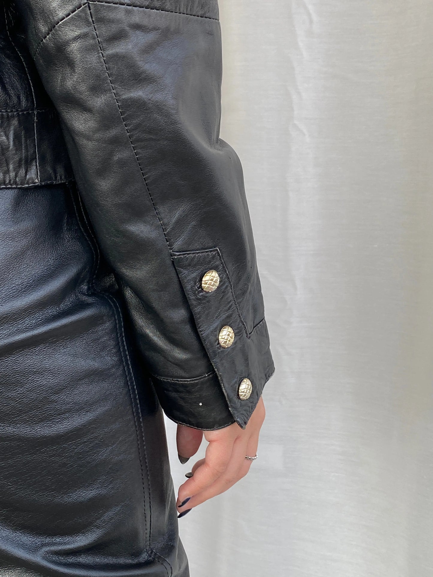 Vintage 80s GIORGIO MOBIANI Genuine Black Leather Jacket - L - Balagan Vintage Leather Jacket 80s, 90s, Coats&Jackets, Dina, genuine leather, genuine leather jacket, leather, leather jacket, vintage, vintage jacket, winter, Women's Leather Jackets