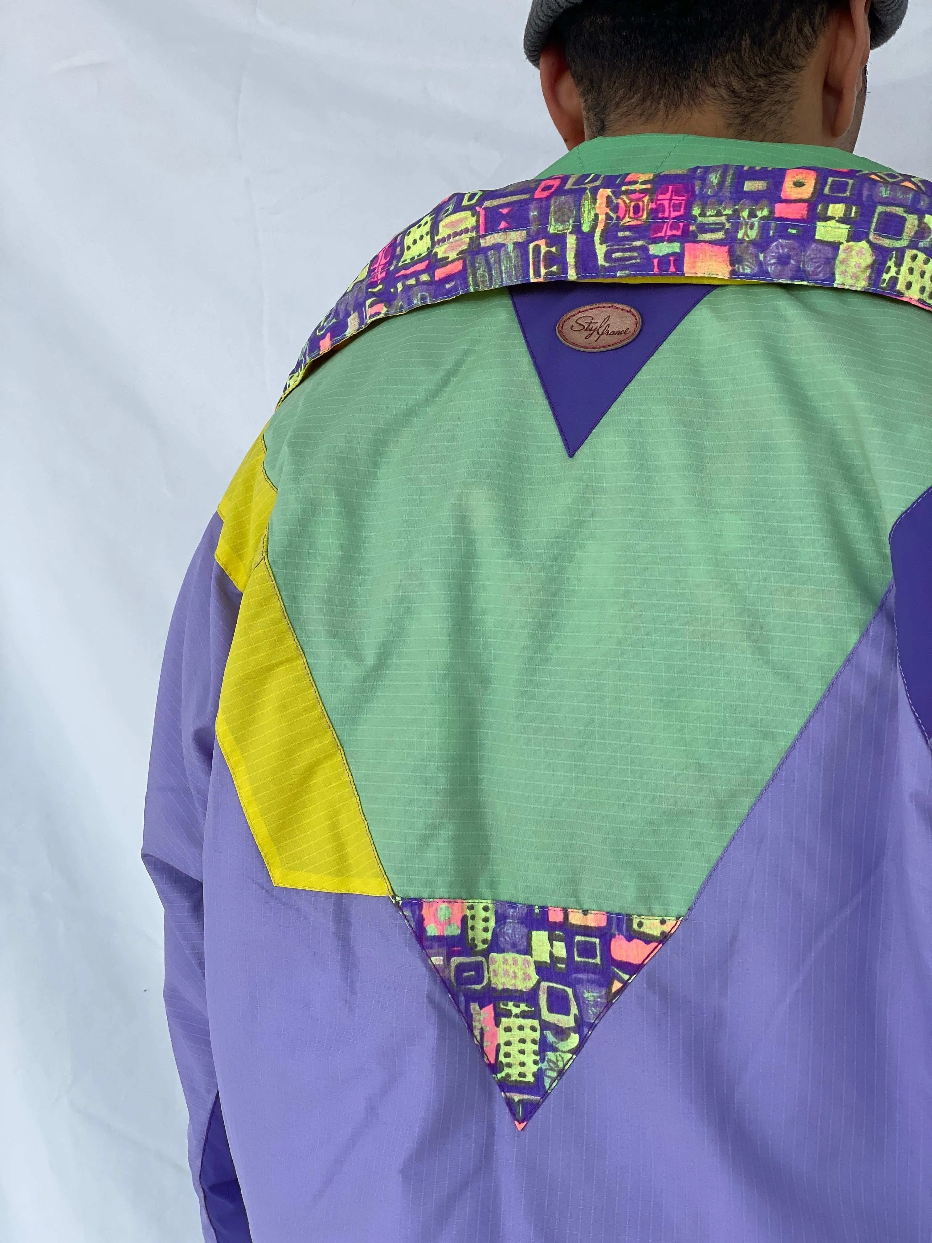 Vintage 80s STYLFRANCE Lavender Puffer Ski Jacket - Size L - Balagan Vintage Ski Jacket 80s, Abdullah, heavy jacket, puffer jacket, ski jacket, vintage jacket
