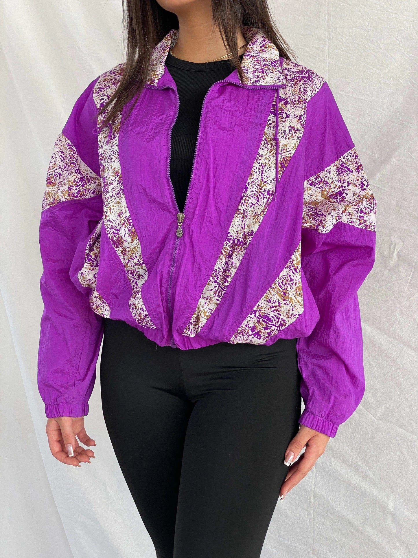 Vintage 80s/90s K.SWISS Windbreaker Jacket - Balagan Vintage Windbreaker Jacket 00s, 90s, Rama, Windbreaker Jacket