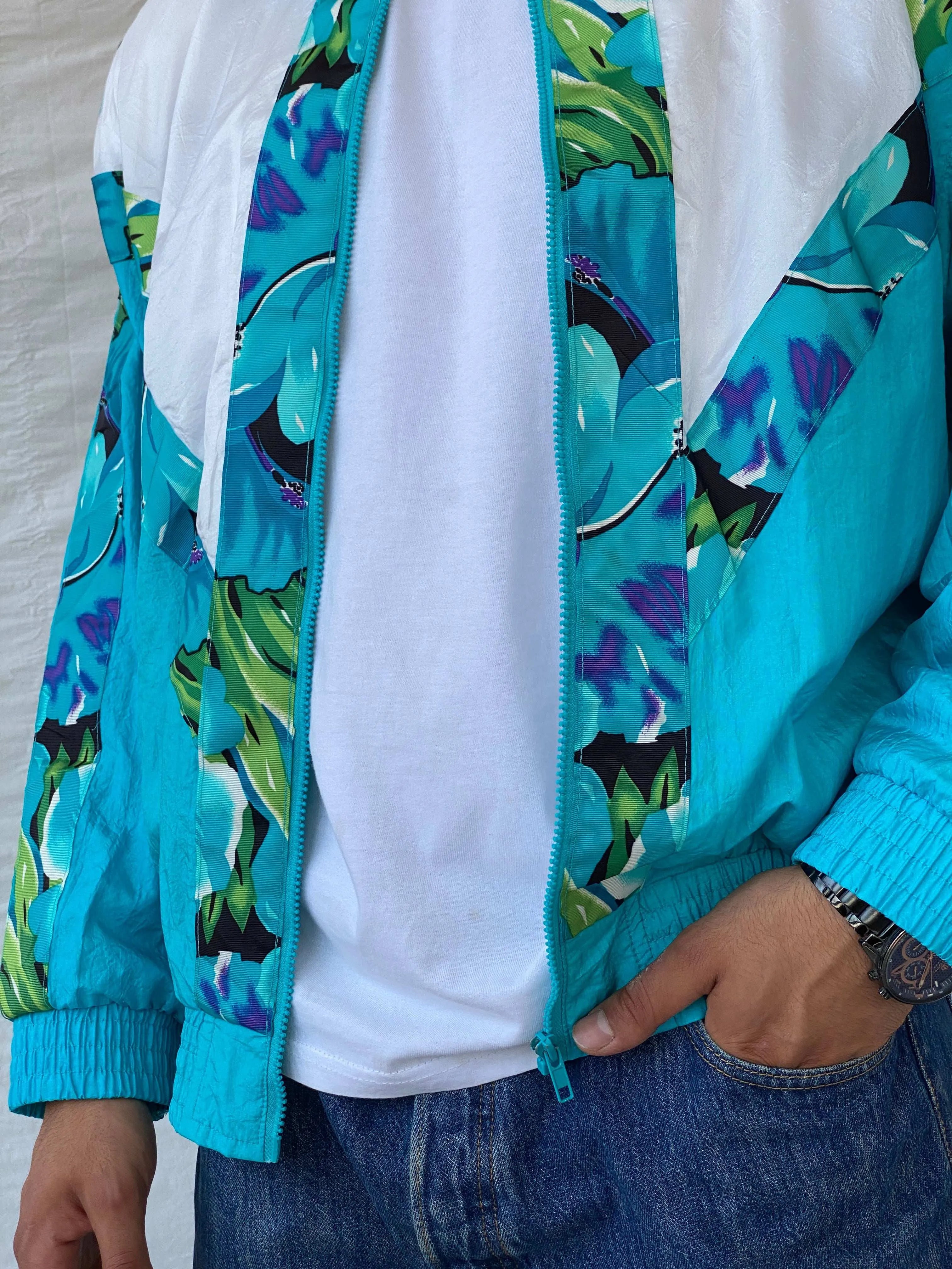 Vintage 80s/90s Westbound Sport Windbreaker Jacket - XL - Balagan Vintage Windbreaker Jacket 90s, Ramez, summer, vintage windbreaker, windbreaker, windbreaker jacket