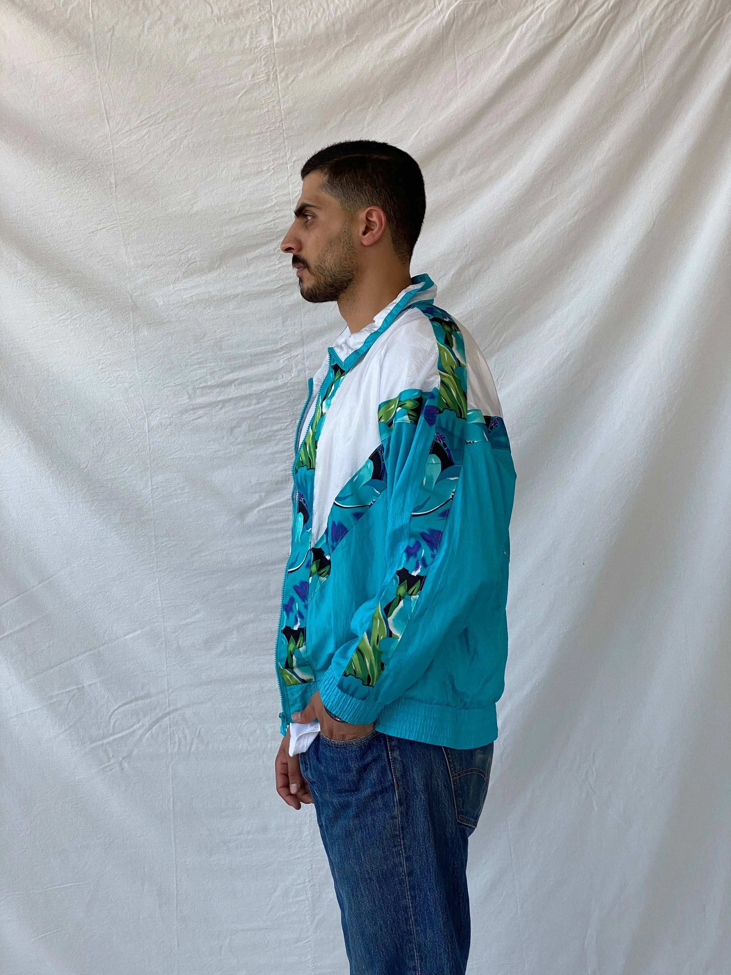 Vintage 80s/90s Westbound Sport Windbreaker Jacket - XL - Balagan Vintage Windbreaker Jacket 90s, Ramez, summer, vintage windbreaker, windbreaker, windbreaker jacket