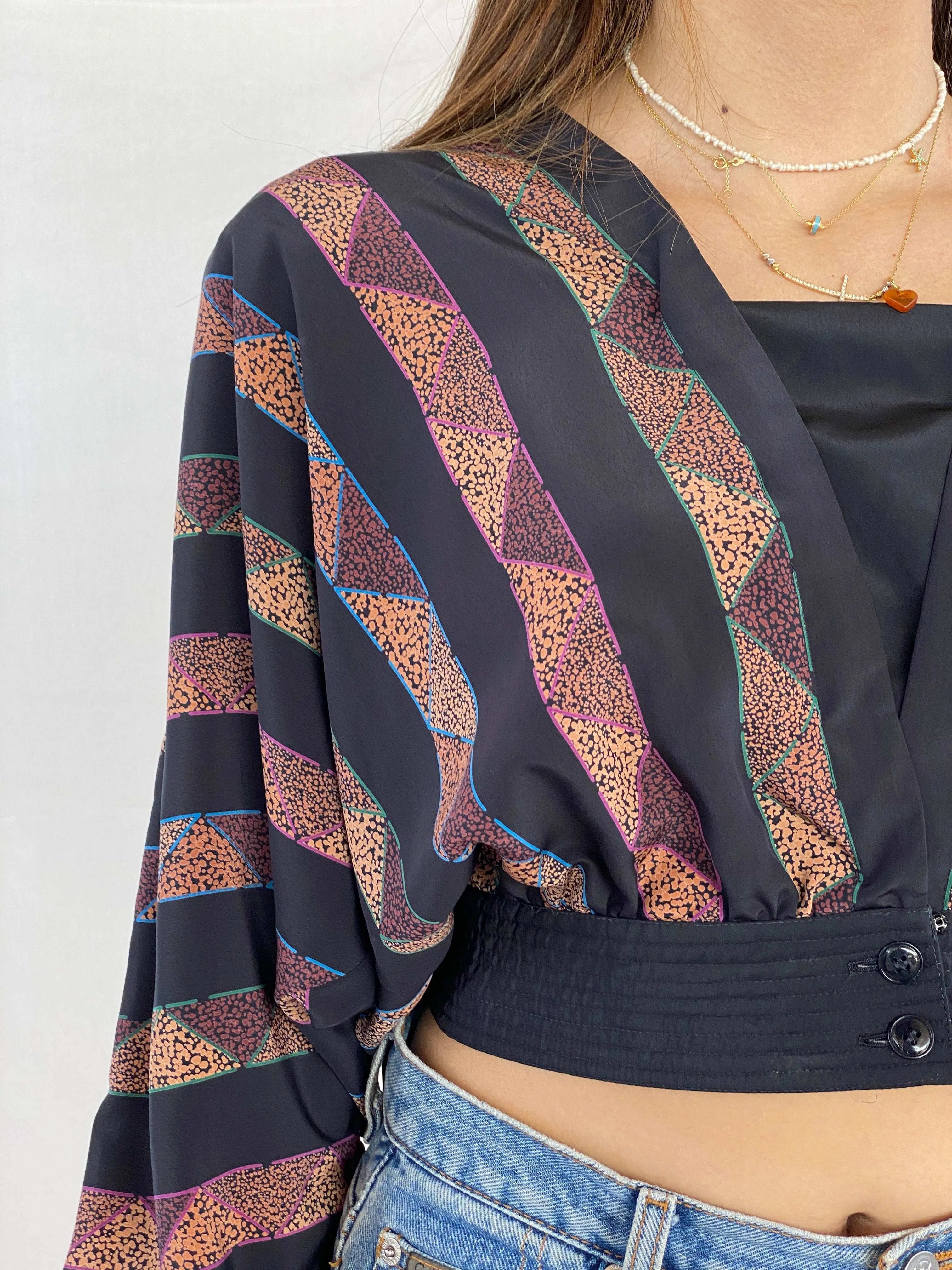 Vintage 90s Maggy Boutique Top - Balagan Vintage Full Sleeve Top 00s, 90s, full sleeve top, Juana