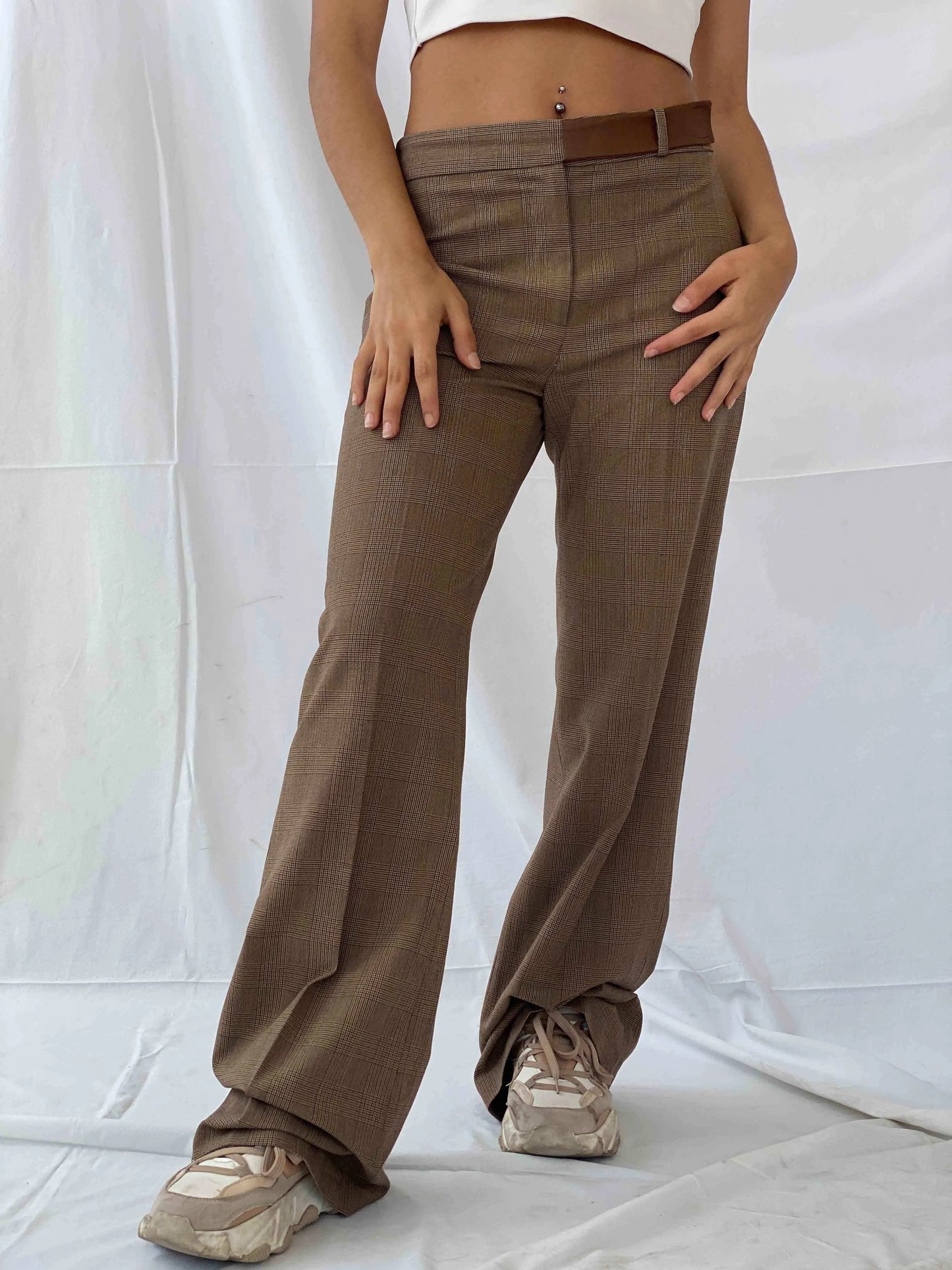 Vintage Alfredo Plaid Pants - Balagan Vintage Pants 00s, 90s, Taima