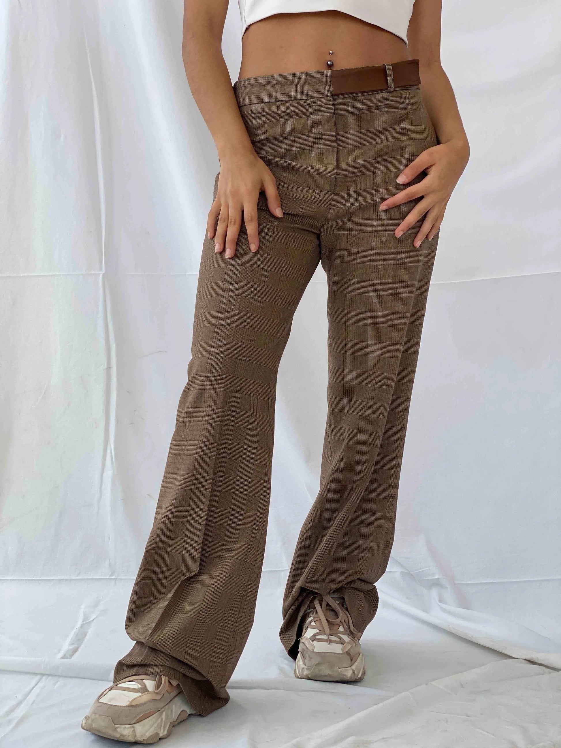 Vintage Alfredo Plaid Pants - Balagan Vintage Pants 00s, 90s, Taima