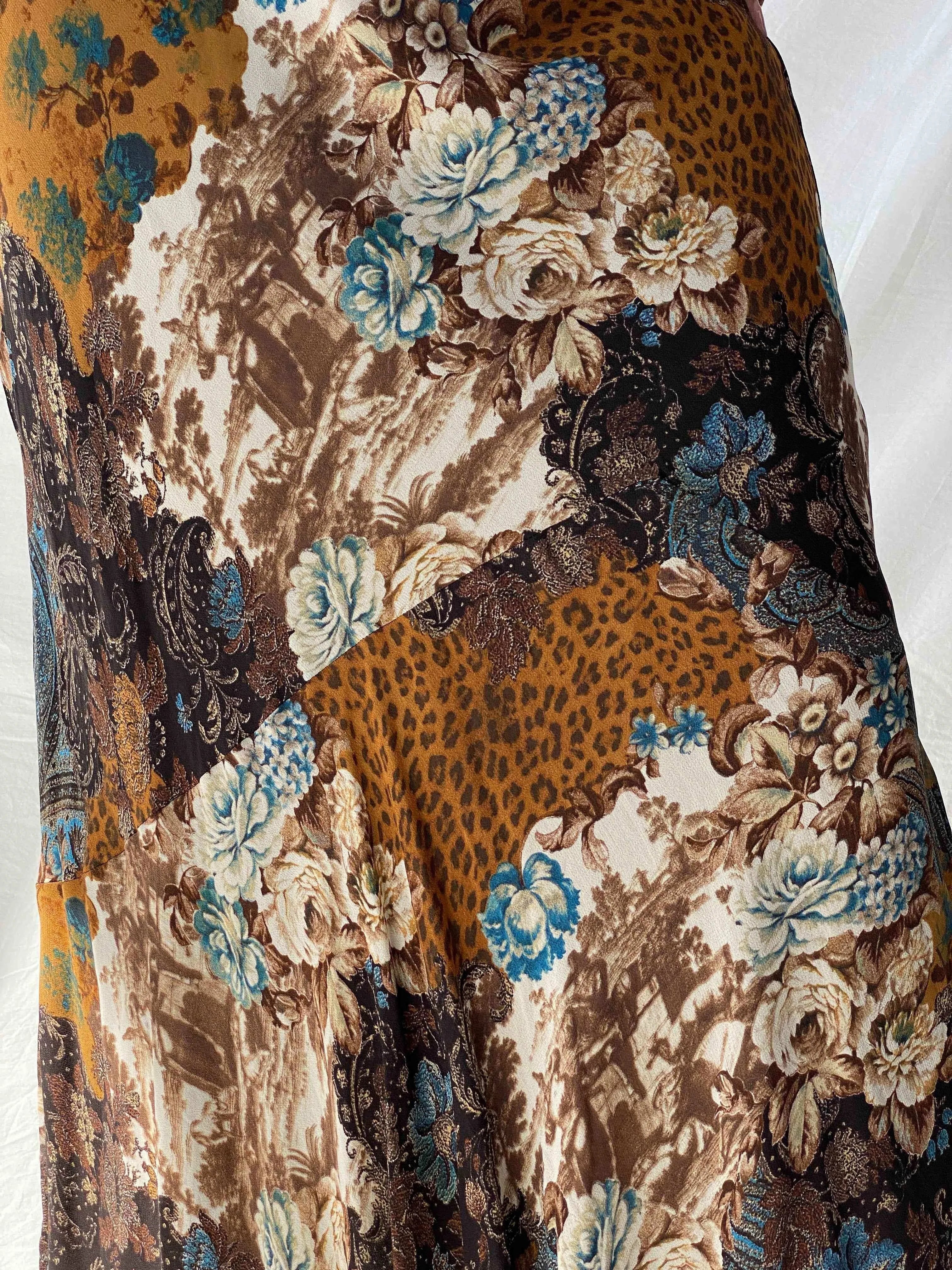 Vintage Apanage Floral Maxi Skirt - Balagan Vintage Midi Skirt 00s, 90s, Alaa, midi skirt