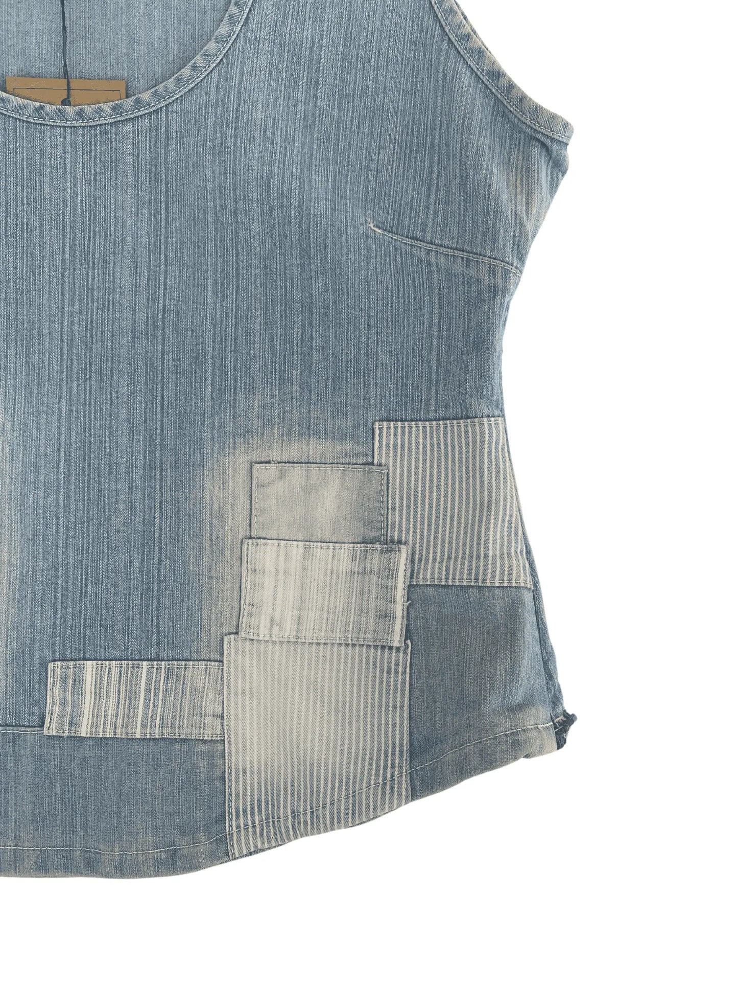 Vintage Authentic Style Jeans Denim Top - Balagan Vintage Denim Top Deals, denim, denim top, Rahmeh