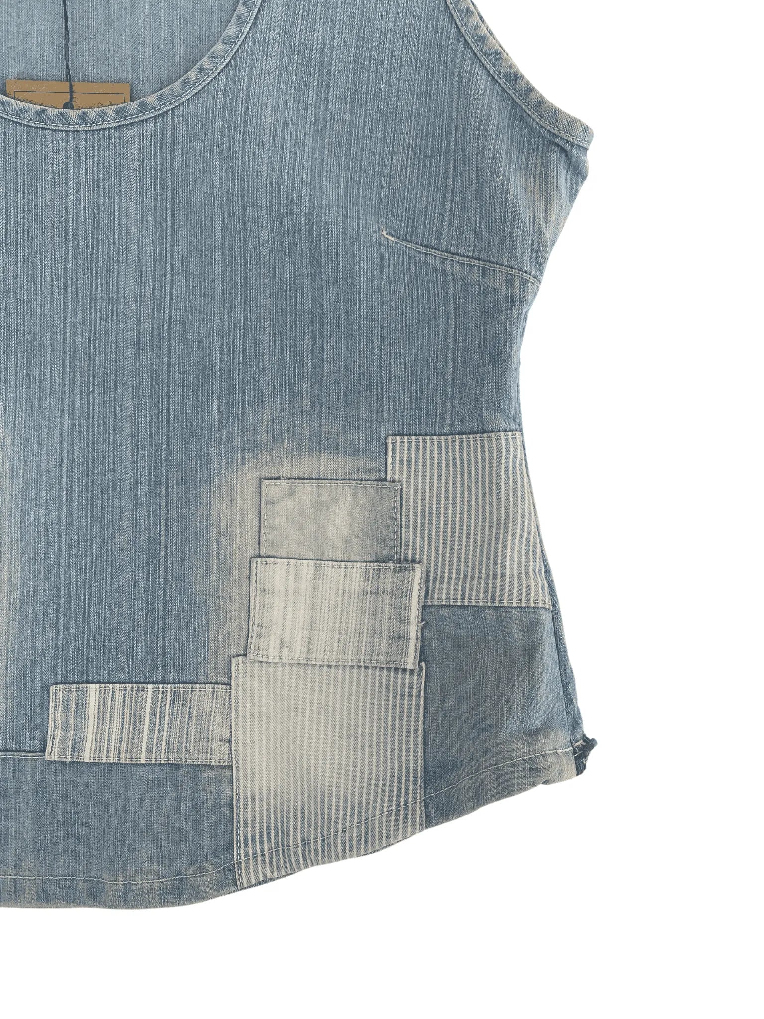 Vintage Authentic Style Jeans Denim Top - Balagan Vintage Denim Top Deals, denim, denim top, Rahmeh