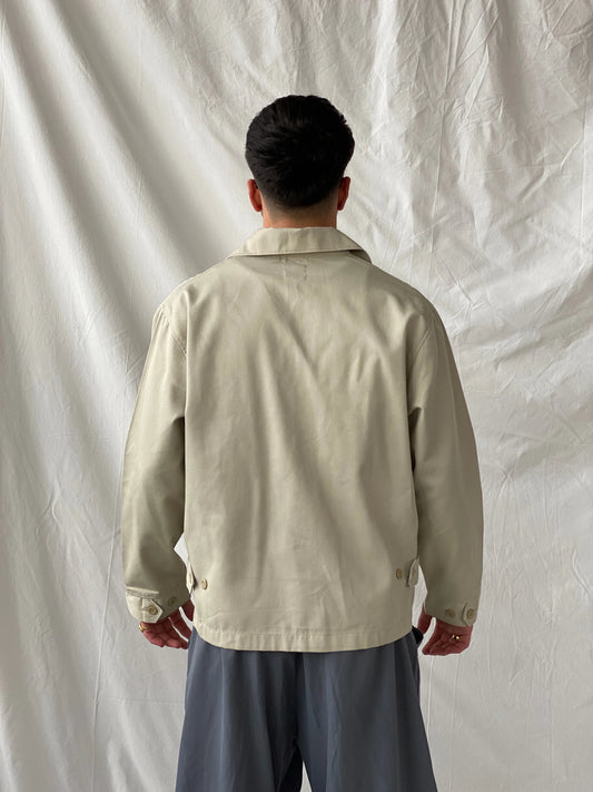 Vintage Carhartt Workwear Men’s Beige Zip Up Light Aspen Jacket - M - Balagan Vintage Jacket Hamza, jacket, men, mens jackets, puffer jacket