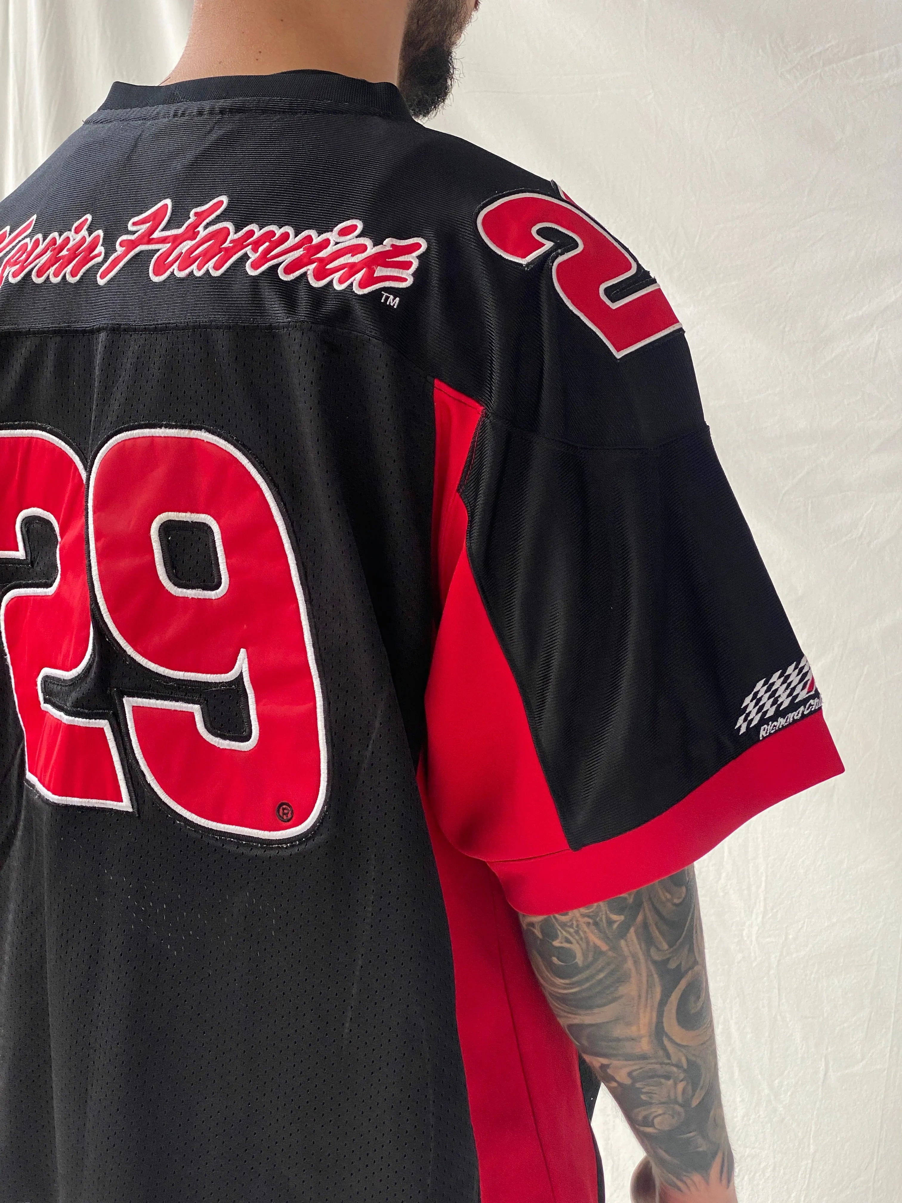 Vintage Chase Authentics NASCAR Kevin Harvick #29 Black Short Sleeve Racing Jersey - XL - Balagan Vintage Half Sleeve Top 90s, consignment, Hamza, Jersey, men, streetwear, vintage, vintage sweater, winter