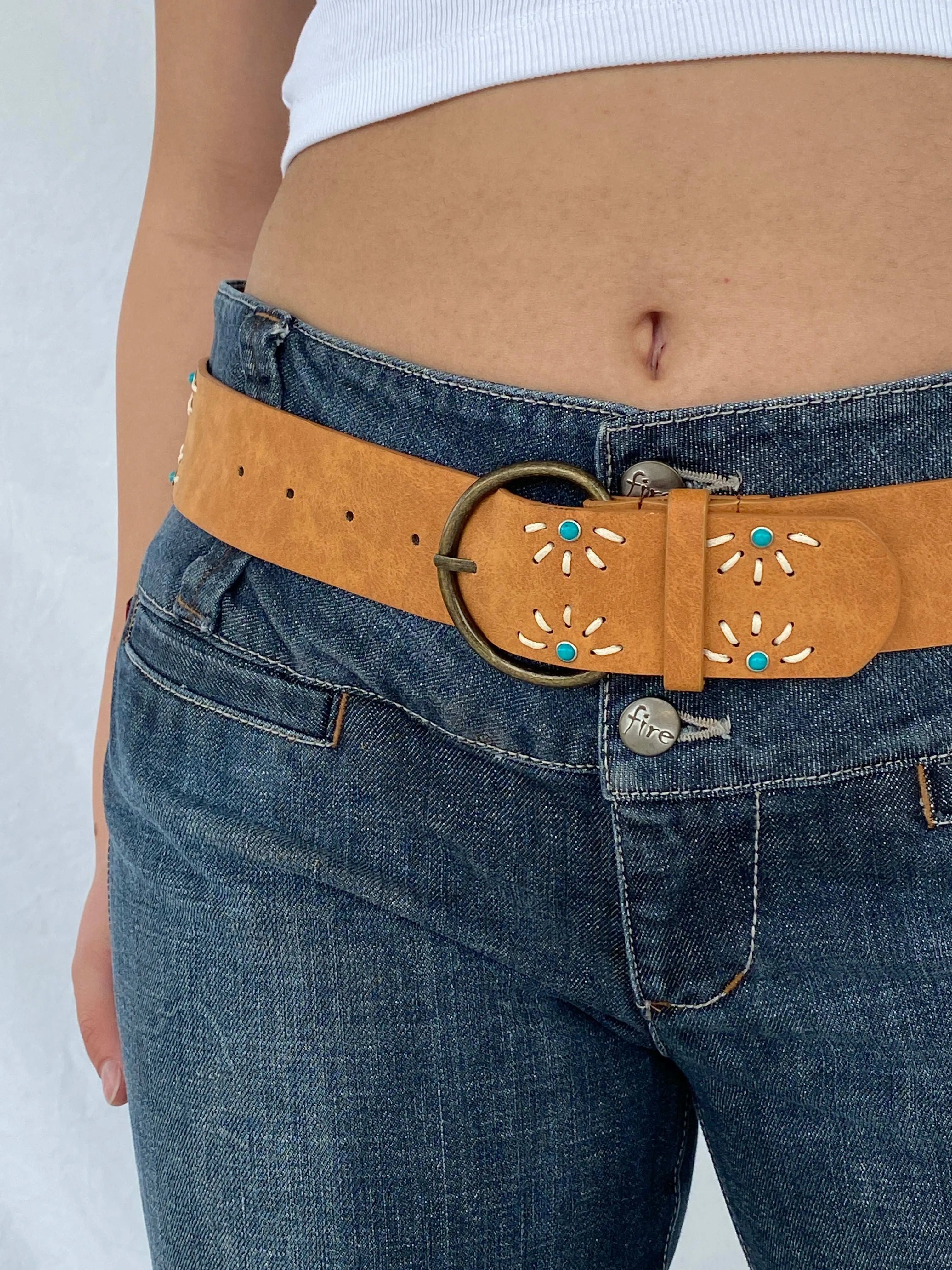 Vintage Cowboy Style Belt - Balagan Vintage Belt 90s, belt, cowboy, Lana