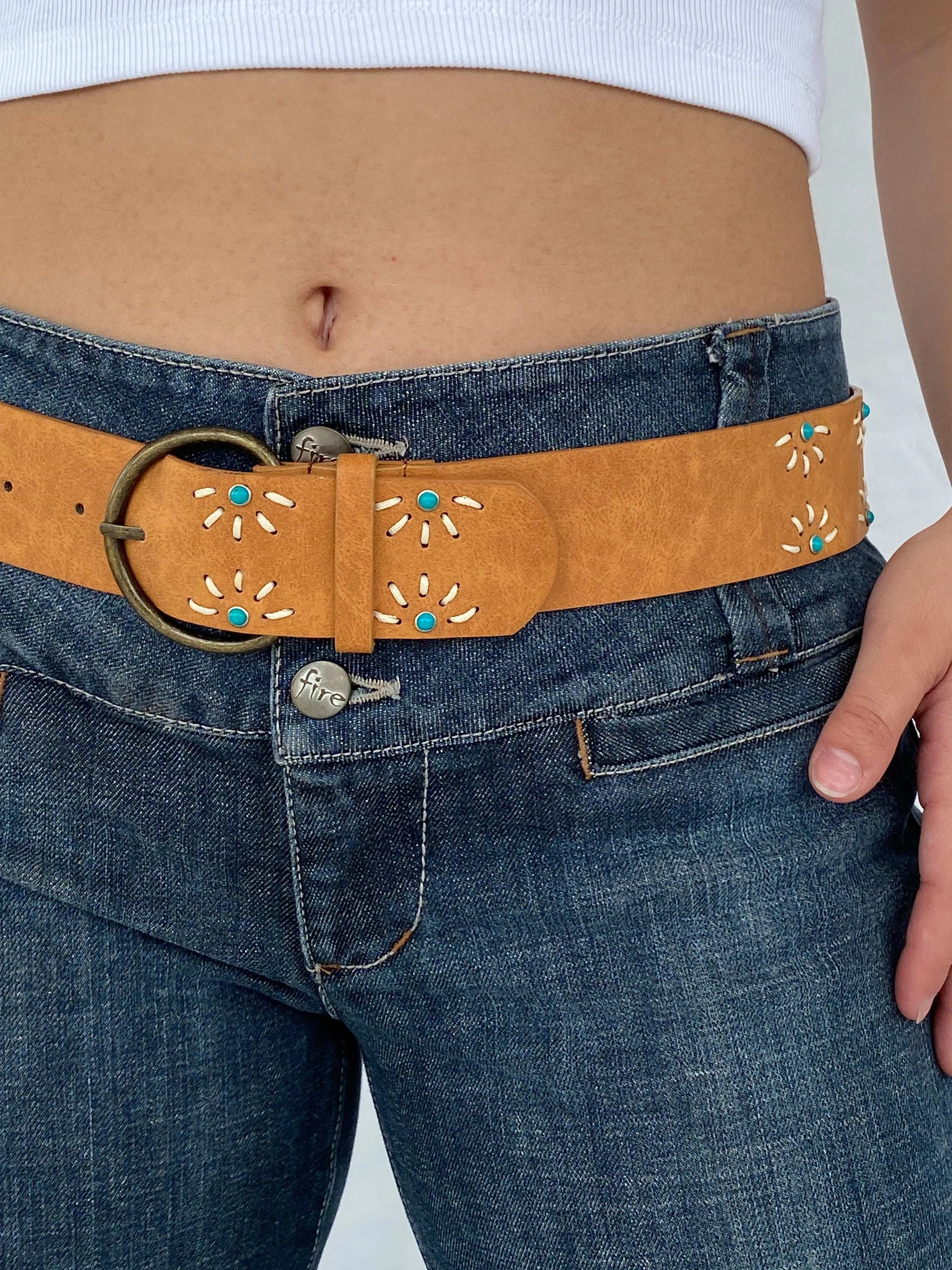 Vintage Cowboy Style Belt - Balagan Vintage Belt 90s, belt, cowboy, Lana