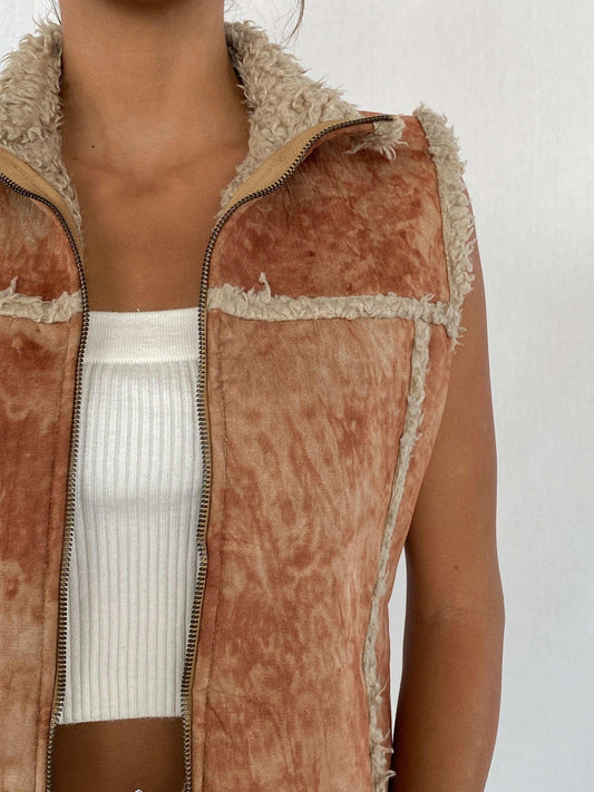 Vintage Crazy World Vest - Balagan Vintage Vest 90s, Tojan, vest