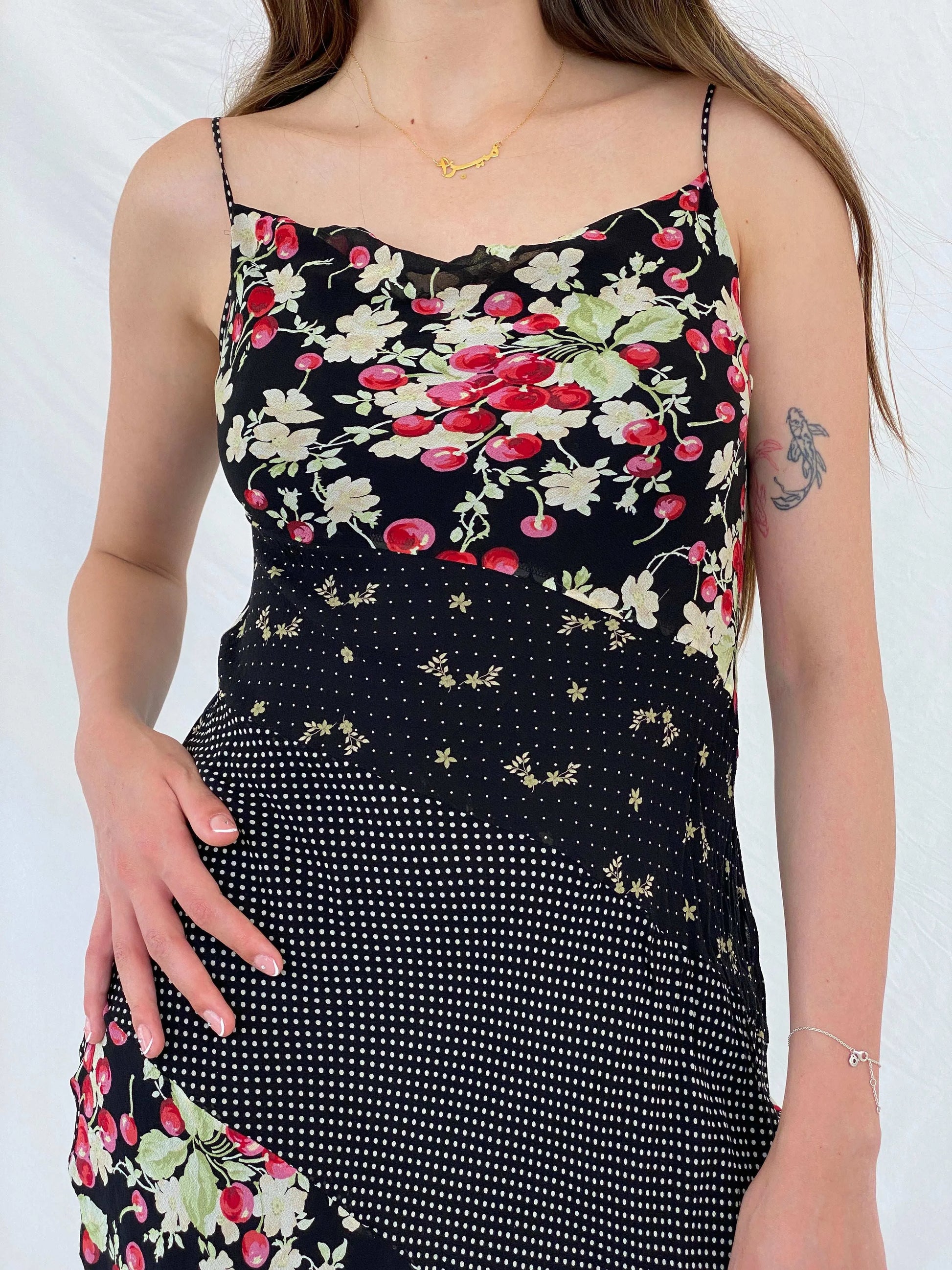 Vintage Express Midi Silk Dress - M - Balagan Vintage Midi Dress 00s, 90s, black dress, Deals, midi dress, Mira, silk, Wedding Guest