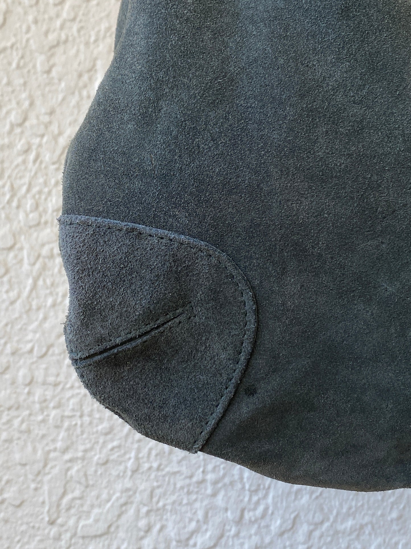 Vintage Genuine Suede Leather Slouchy Shoulder Bag - Balagan Vintage Shoulder Bag 00s, 90s, bag, genuine leather, NEW IN, shoulder bag, Y2K