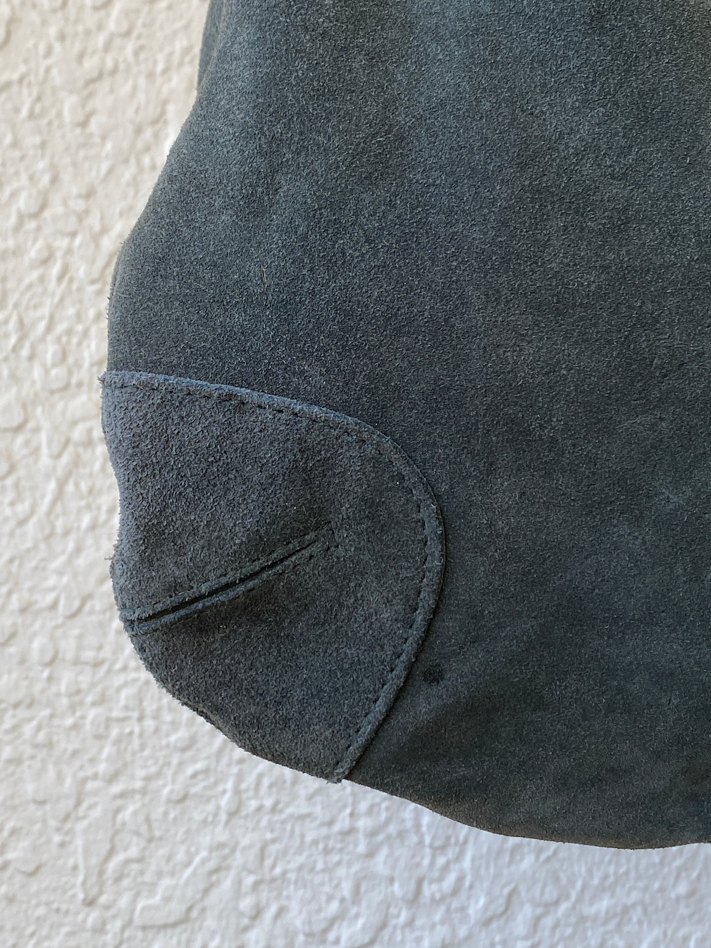 Vintage Genuine Suede Leather Slouchy Shoulder Bag - Balagan Vintage Shoulder Bag 00s, 90s, bag, genuine leather, NEW IN, shoulder bag, Y2K
