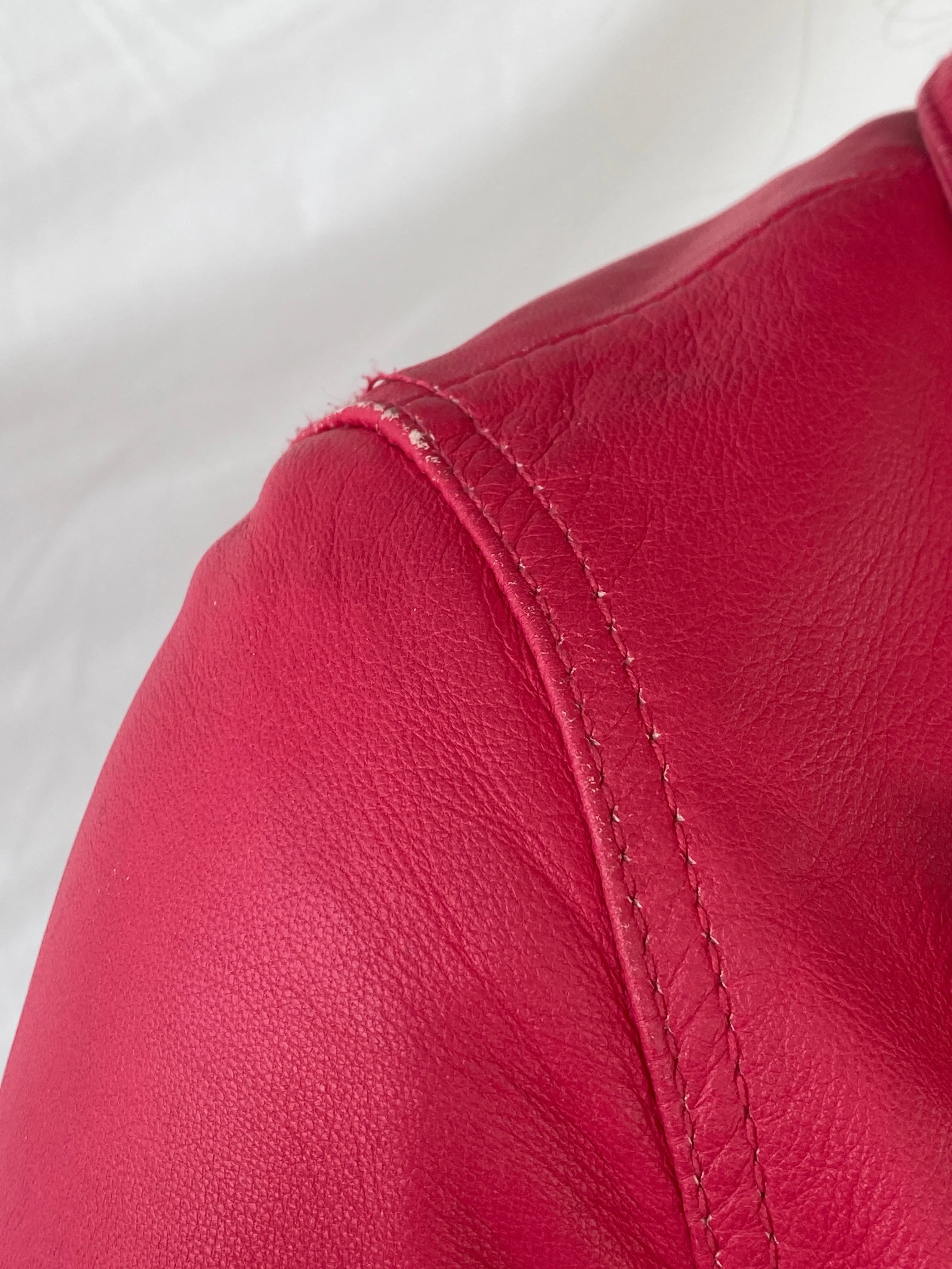 Vintage Gipsy Genuine Leather Pink Women’s Button Front Blazer - XS - Balagan Vintage Leather Jacket Ayah, genuine leather, genuine leather jacket, leather jacket, NEW IN, winter