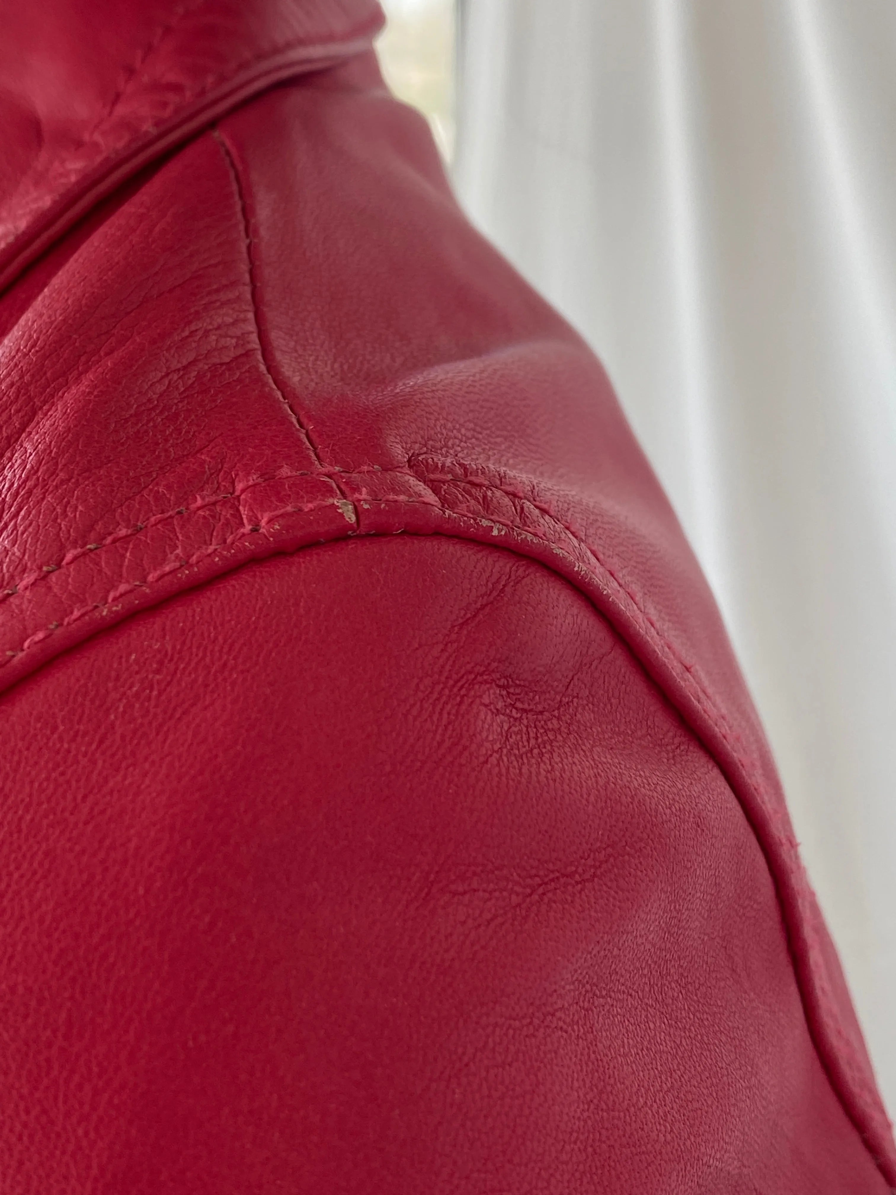 Vintage Gipsy Genuine Leather Pink Women’s Button Front Blazer - XS - Balagan Vintage Leather Jacket Ayah, genuine leather, genuine leather jacket, leather jacket, NEW IN, winter