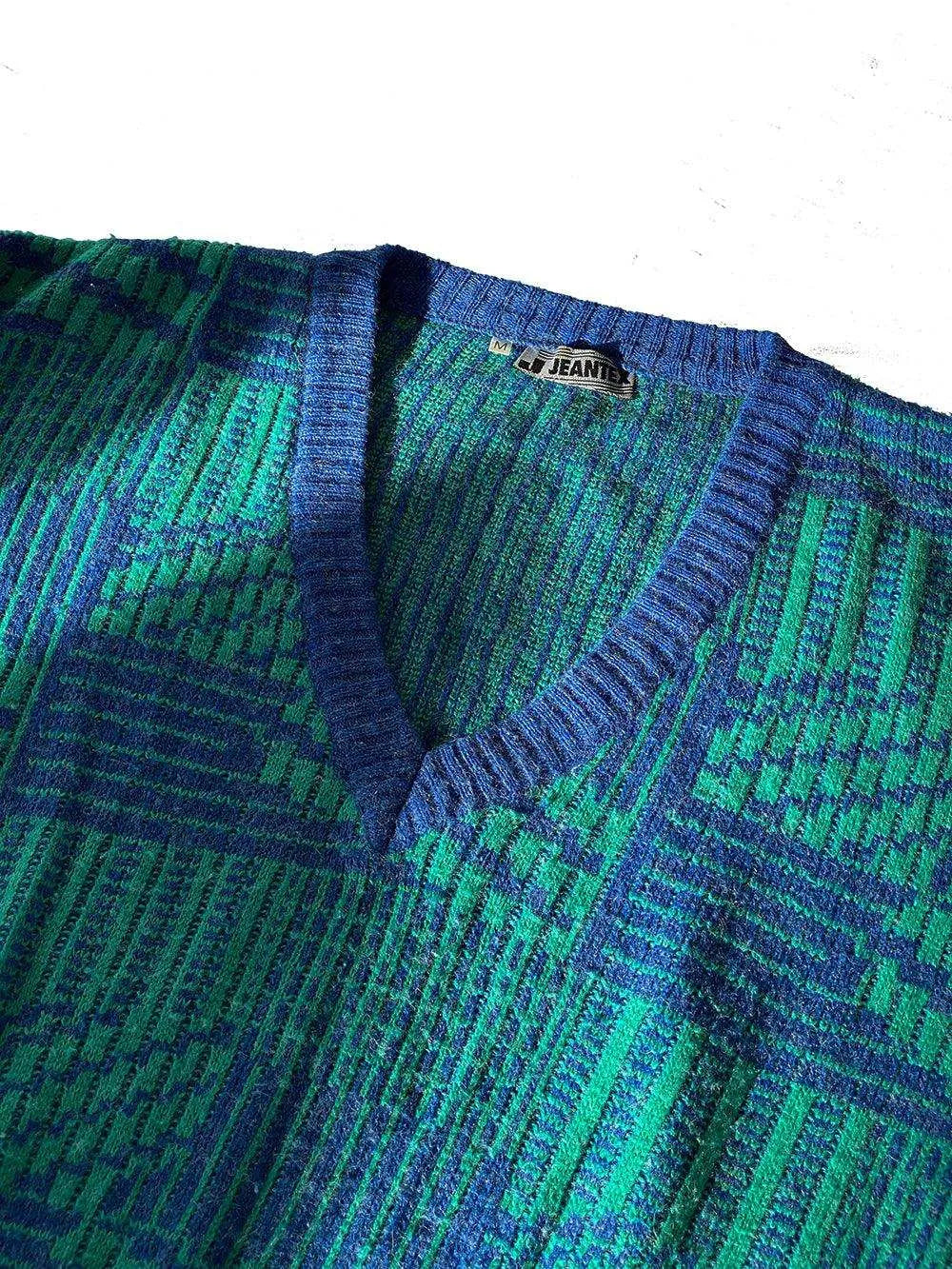 Vintage J Jeantex Unisex Knitted Sweater - Balagan Vintage Sweater 90s, knitted sweater, sweater