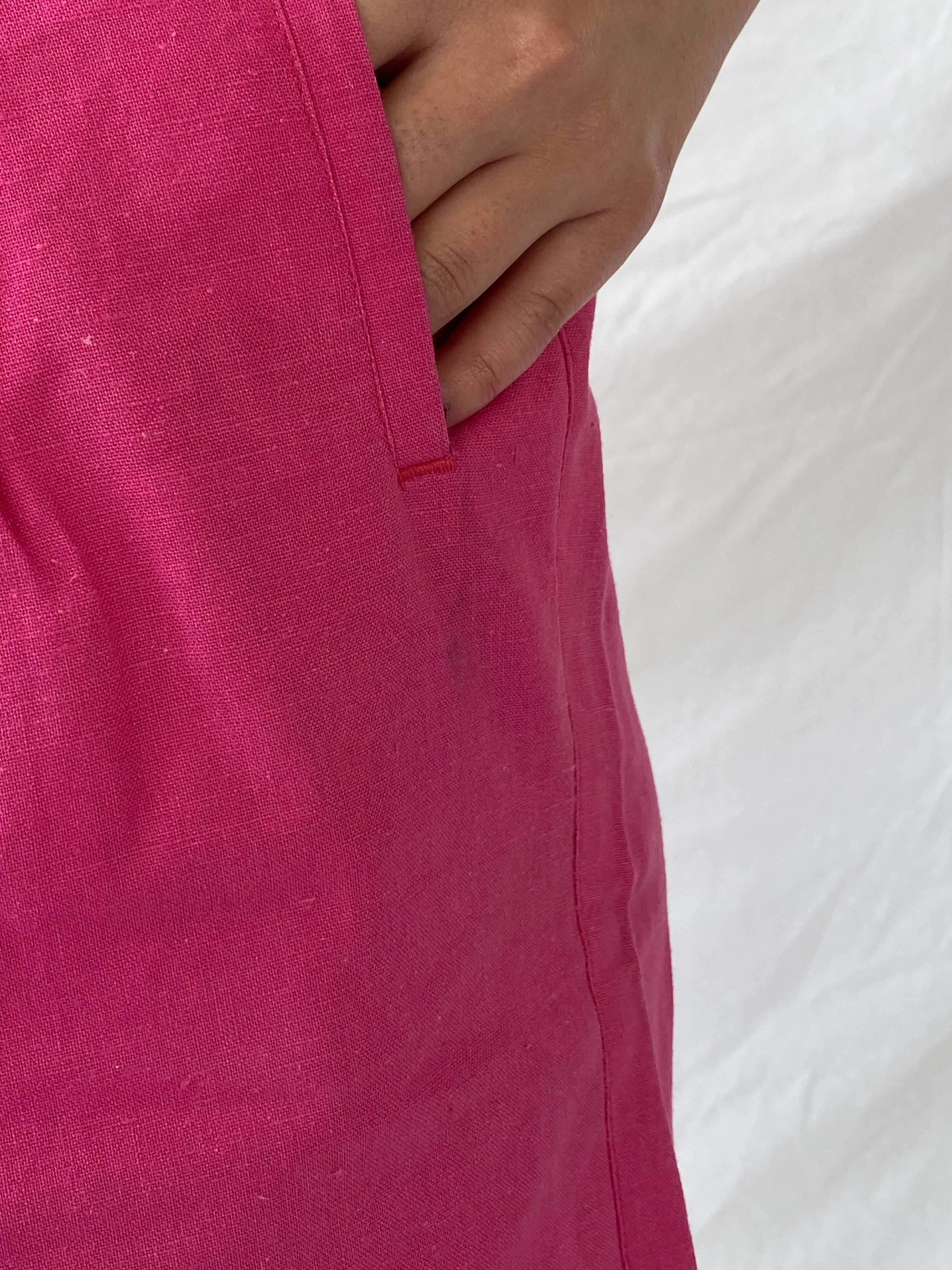 Vintage Jennifer Eden Pink Knee-Length Women’s Summer Shorts - S - Balagan Vintage Shorts Ayah, shorts, summer