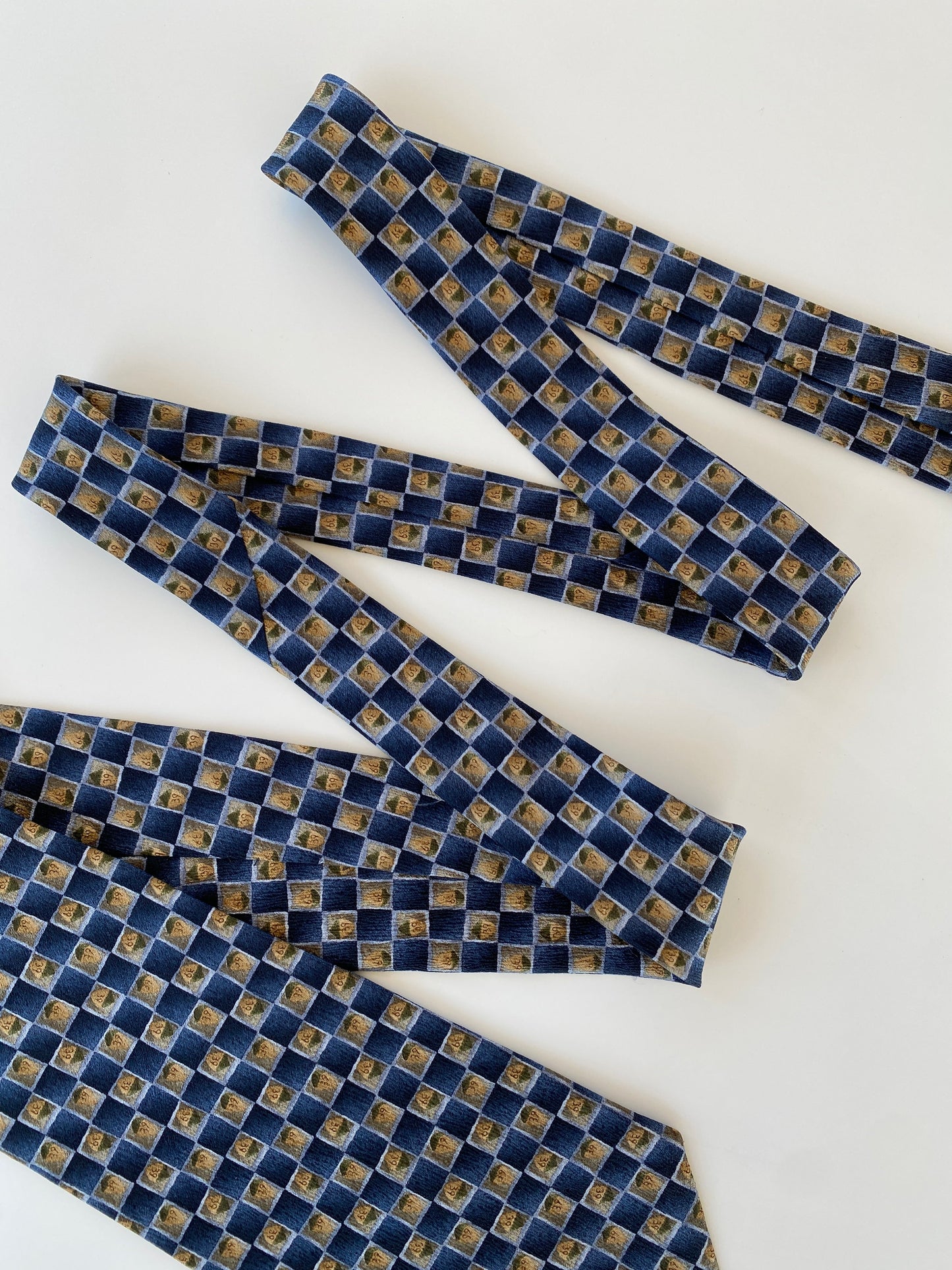 Vintage Jimmy V Darryl Strawberry Collection Three Silk Men’s Neck Tie - Balagan Vintage Ties formal, graphic ties, men, printed ties, tie, vintage, vintage ties