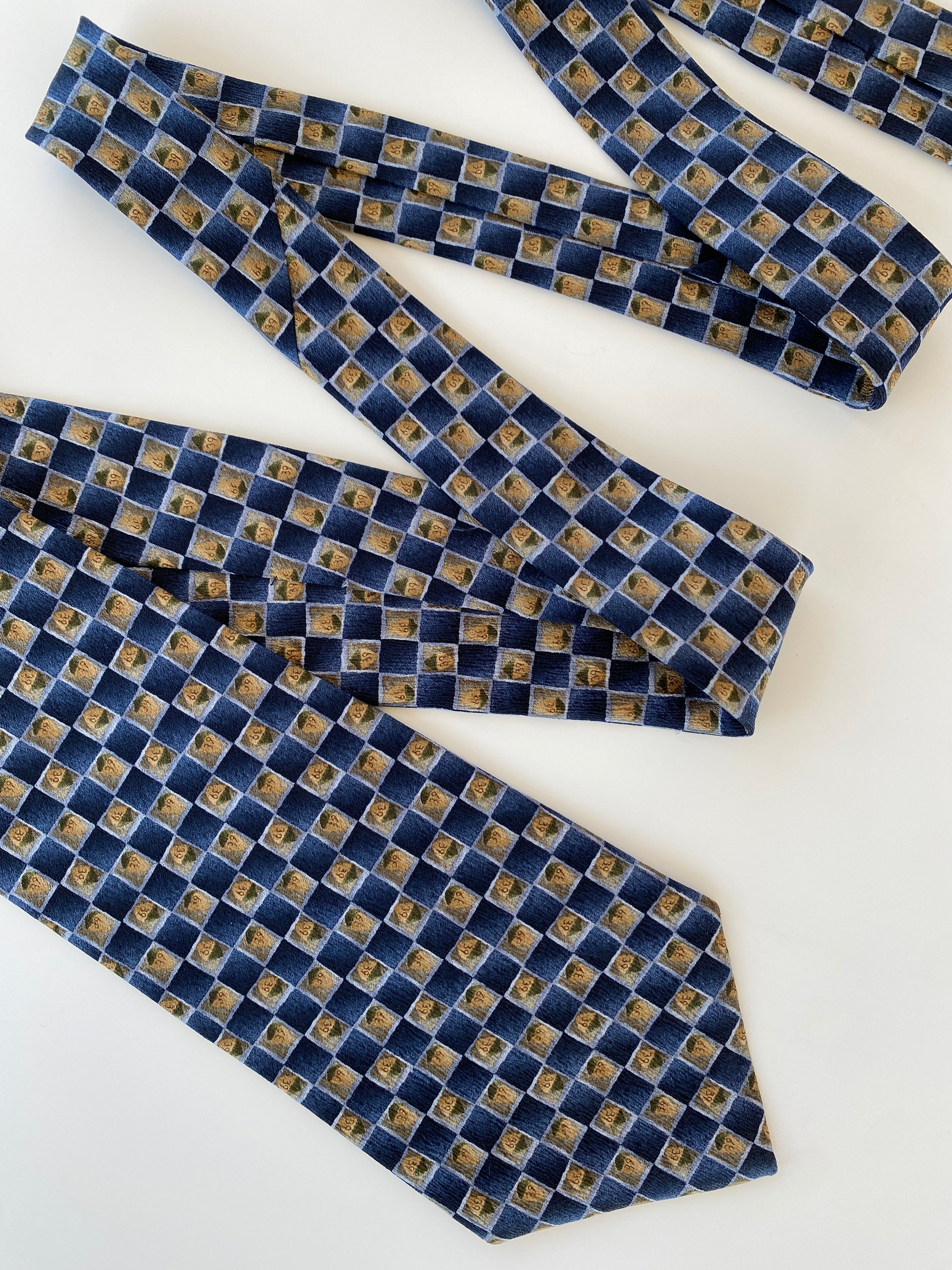 Vintage Jimmy V Darryl Strawberry Collection Three Silk Men’s Neck Tie - Balagan Vintage Ties formal, graphic ties, men, printed ties, tie, vintage, vintage ties