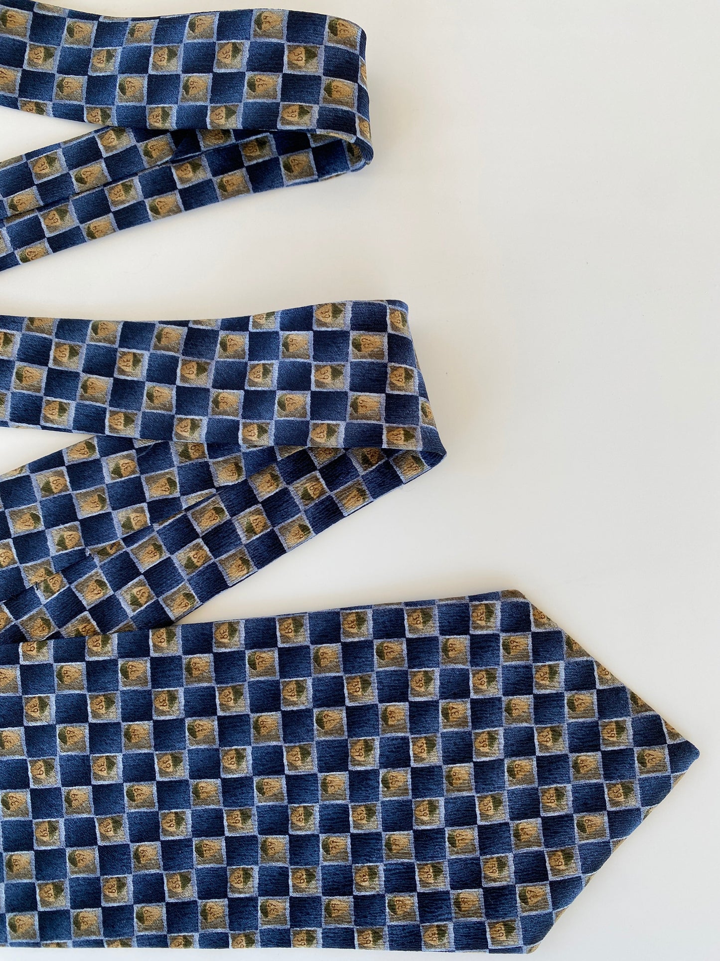 Vintage Jimmy V Darryl Strawberry Collection Three Silk Men’s Neck Tie - Balagan Vintage Ties formal, graphic ties, men, printed ties, tie, vintage, vintage ties