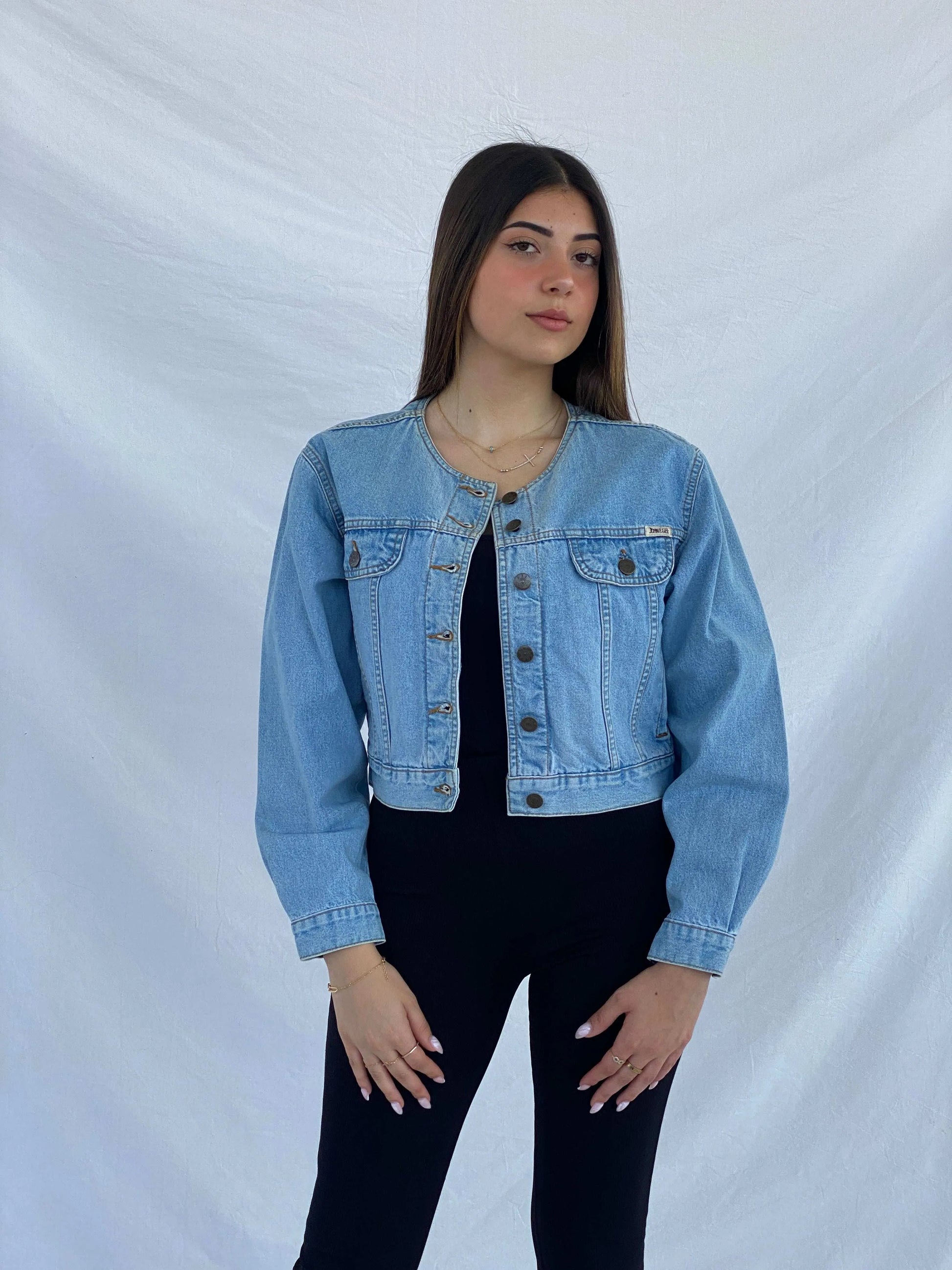 Vintage JOHNF.GEE Cropped Denim Jacket - Size S/M - Balagan Vintage Denim Jacket 00s, Coats&Jackets, denim, denim jacket, Juana, Women's Denim Jackets