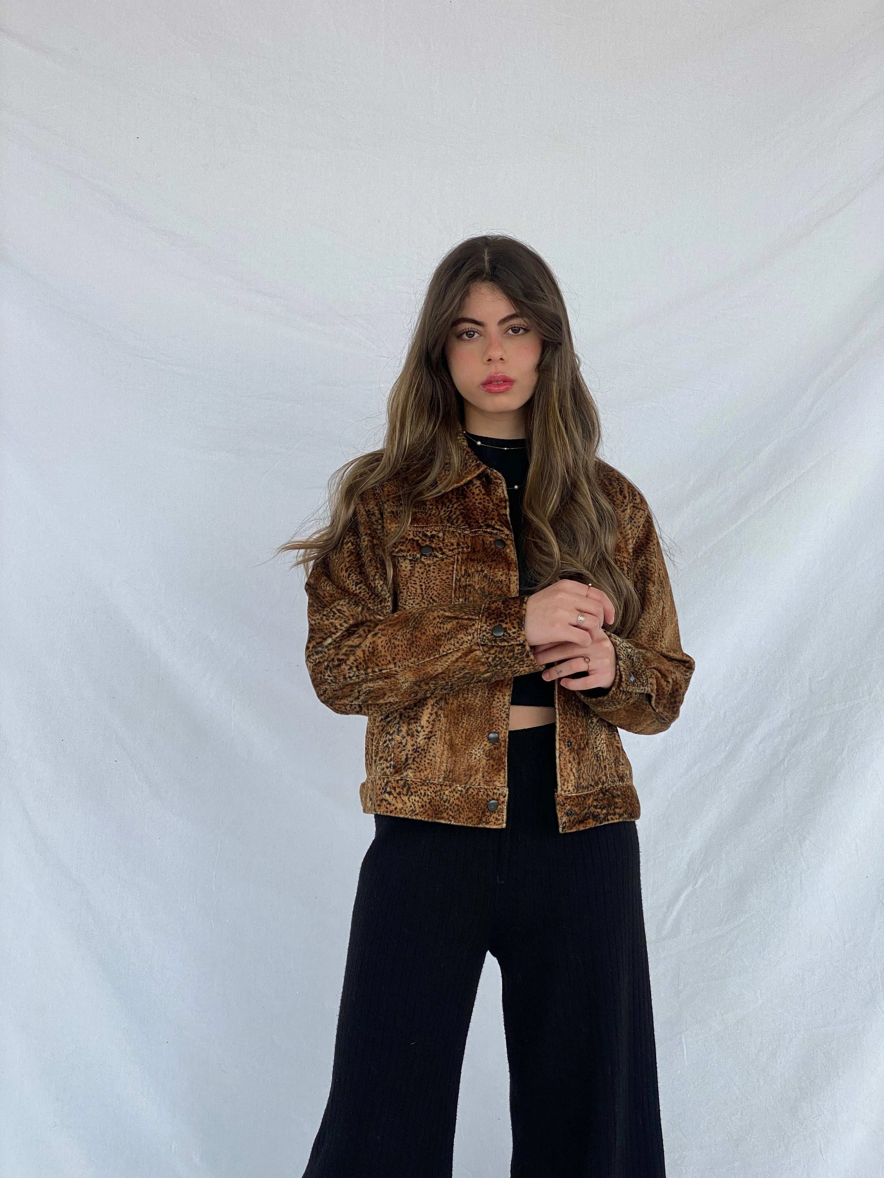 Vintage Jones New York Leopard Print Jacket - Balagan Vintage Jacket 00s, 90s, jacket, leopard print, Mira, vintage jacket