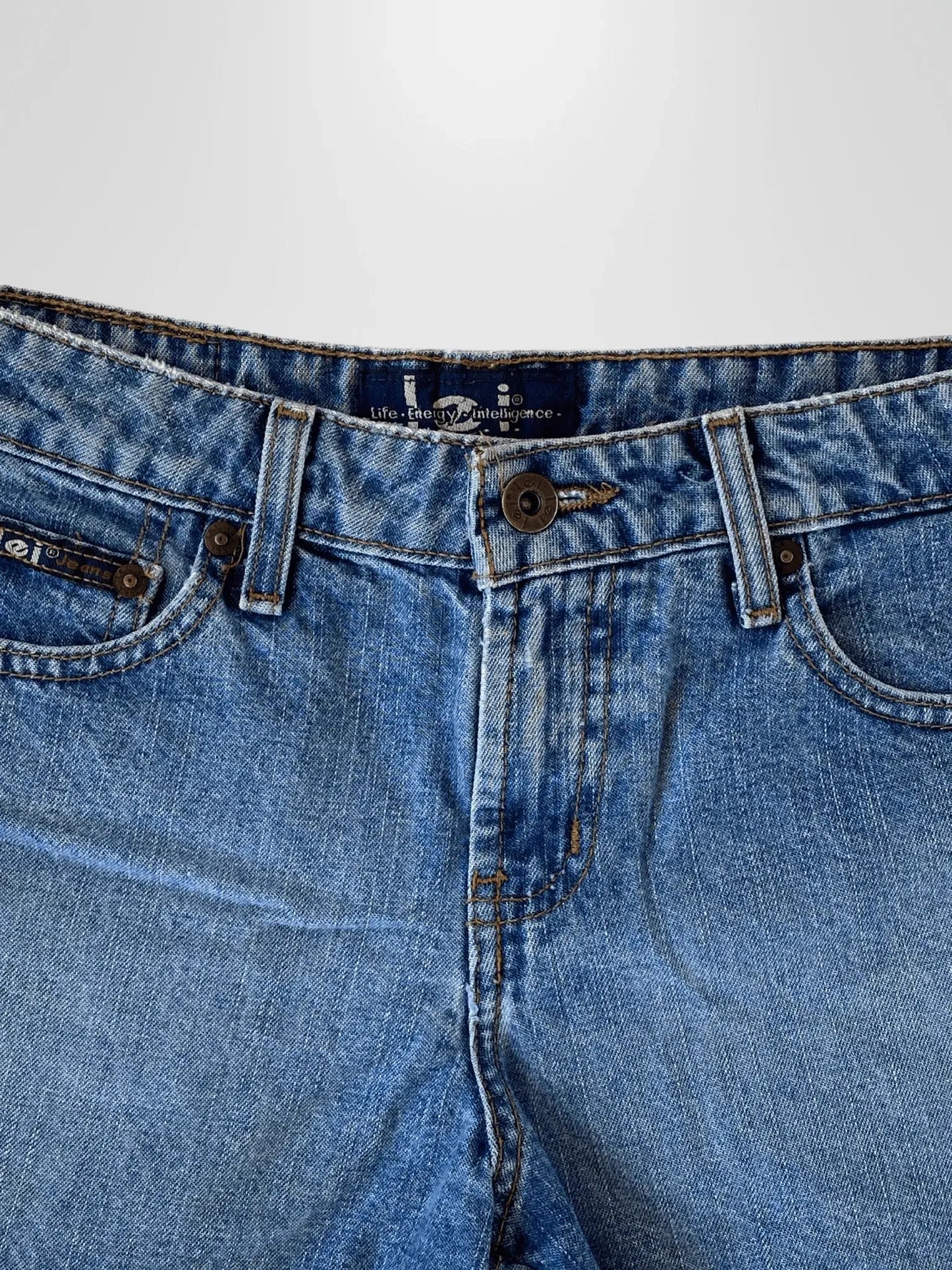 Vintage Life Energy Intelligence - lei Jeans Light Wash Mini Shorts - S - Balagan Vintage Shorts 00s, denim, jeans, shorts
