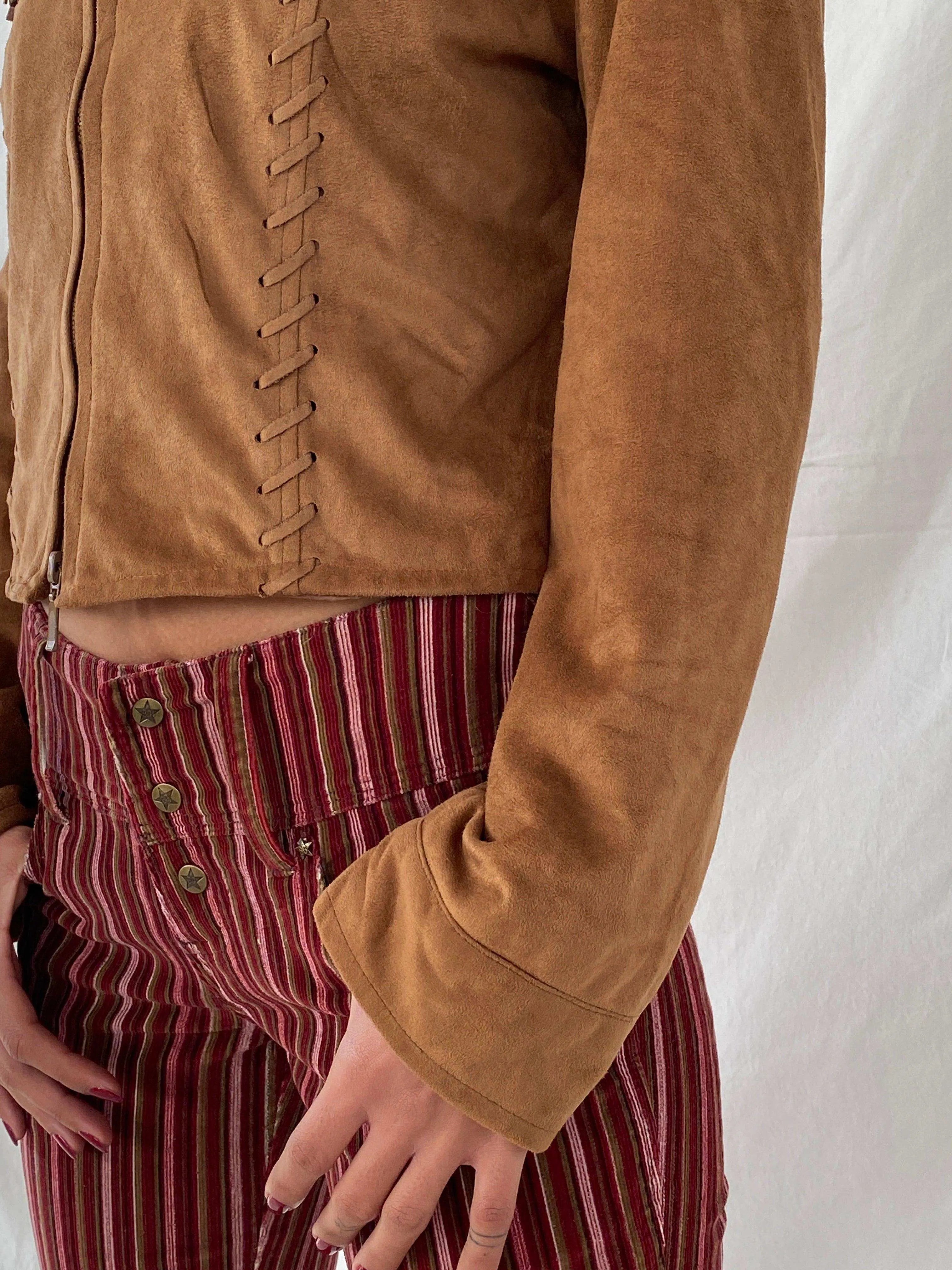 Vintage Miss Eighteen Cowboy Style Zip Up Top - Balagan Vintage Full Sleeve Top 00s, cowboy, full sleeve top, Tojan