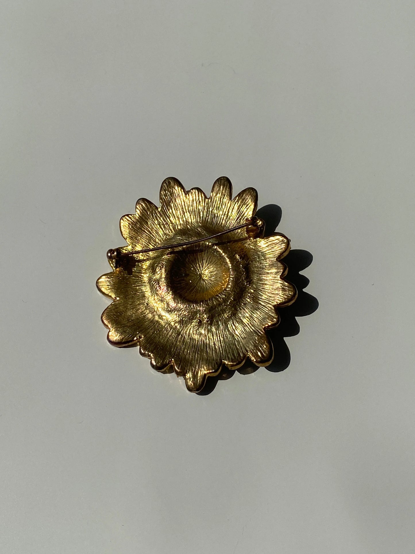 Vintage Monet Green Floral Enamel And Rhinestone Pin Brooch - Balagan Vintage Brooch 00s, Brooch