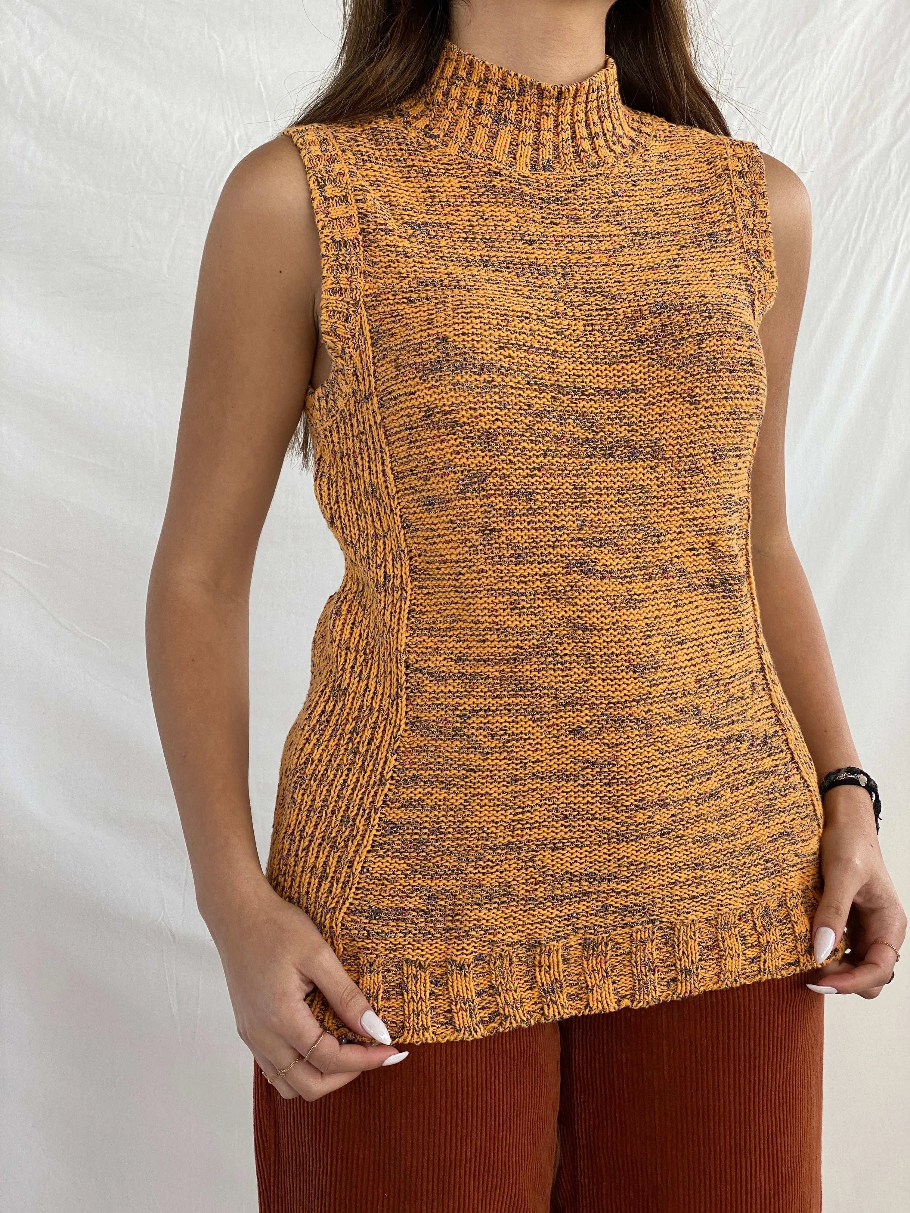 Vintage Nine West Knitted Turtleneck Top - Balagan Vintage Sleeveless Top Juana, knit, knitted, Nine West, sleeveless top
