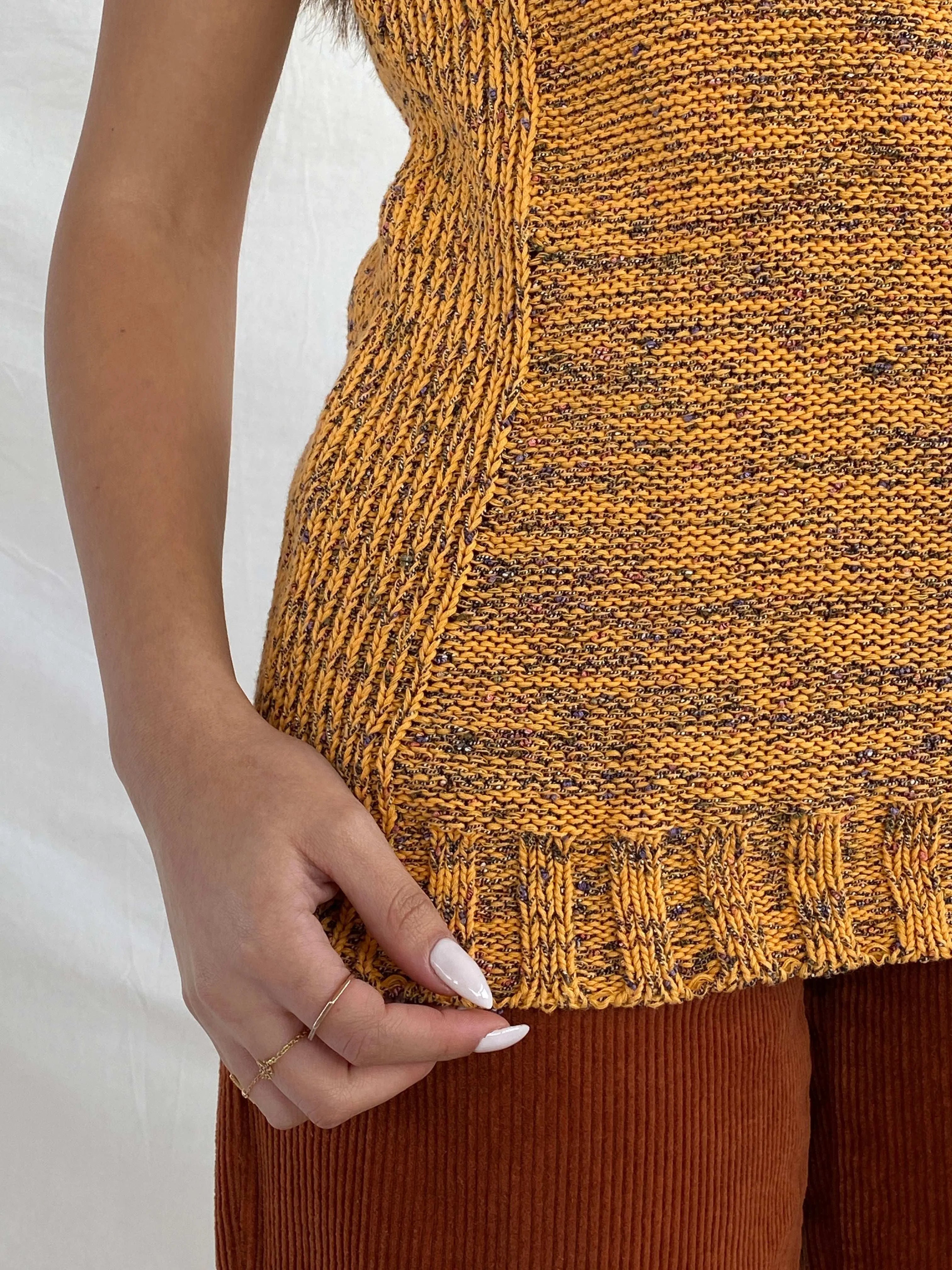 Vintage Nine West Knitted Turtleneck Top - Balagan Vintage Sleeveless Top Juana, knit, knitted, Nine West, sleeveless top