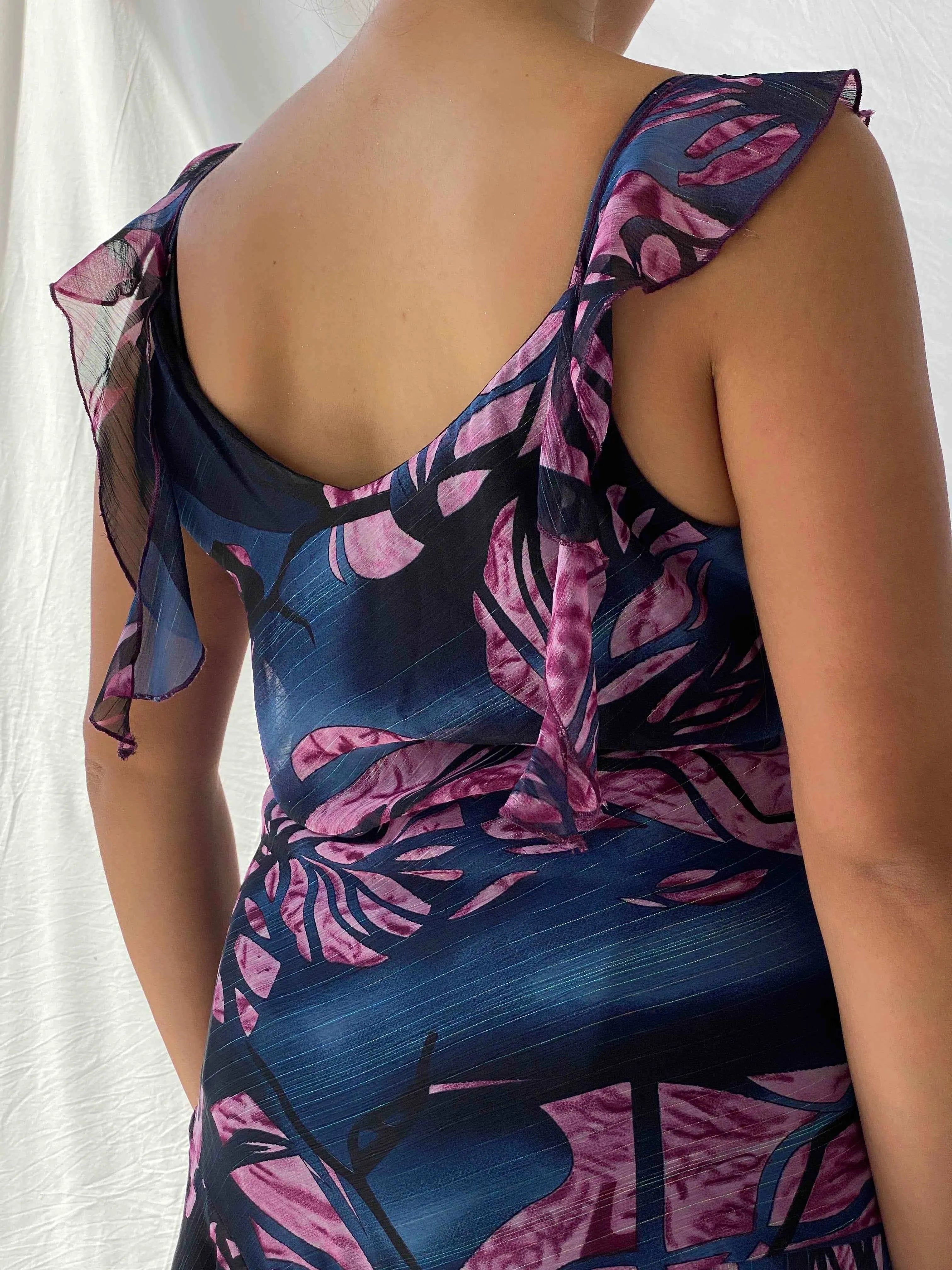 Vintage OLLA OH Floral Midi Dress - Balagan Vintage Midi Dress 00s, 90s, Alaa, Deals, dress, midi dress, Wedding Guest