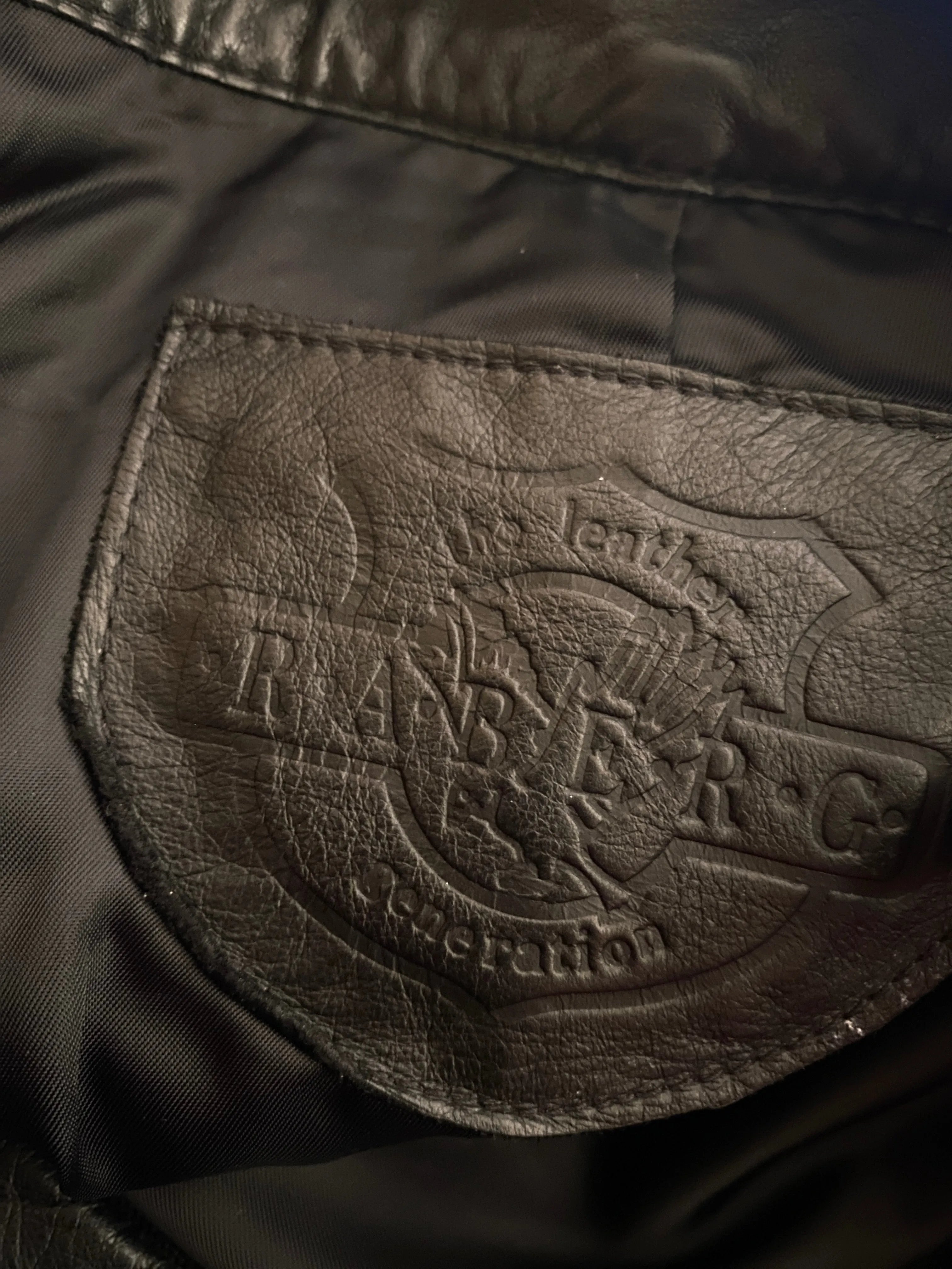 Vintage Raberg The Leather Generation Black Genuine Leather Bikers Pants - M - Balagan Vintage Pants Ayah, genuine leather, leather, pants, women pants