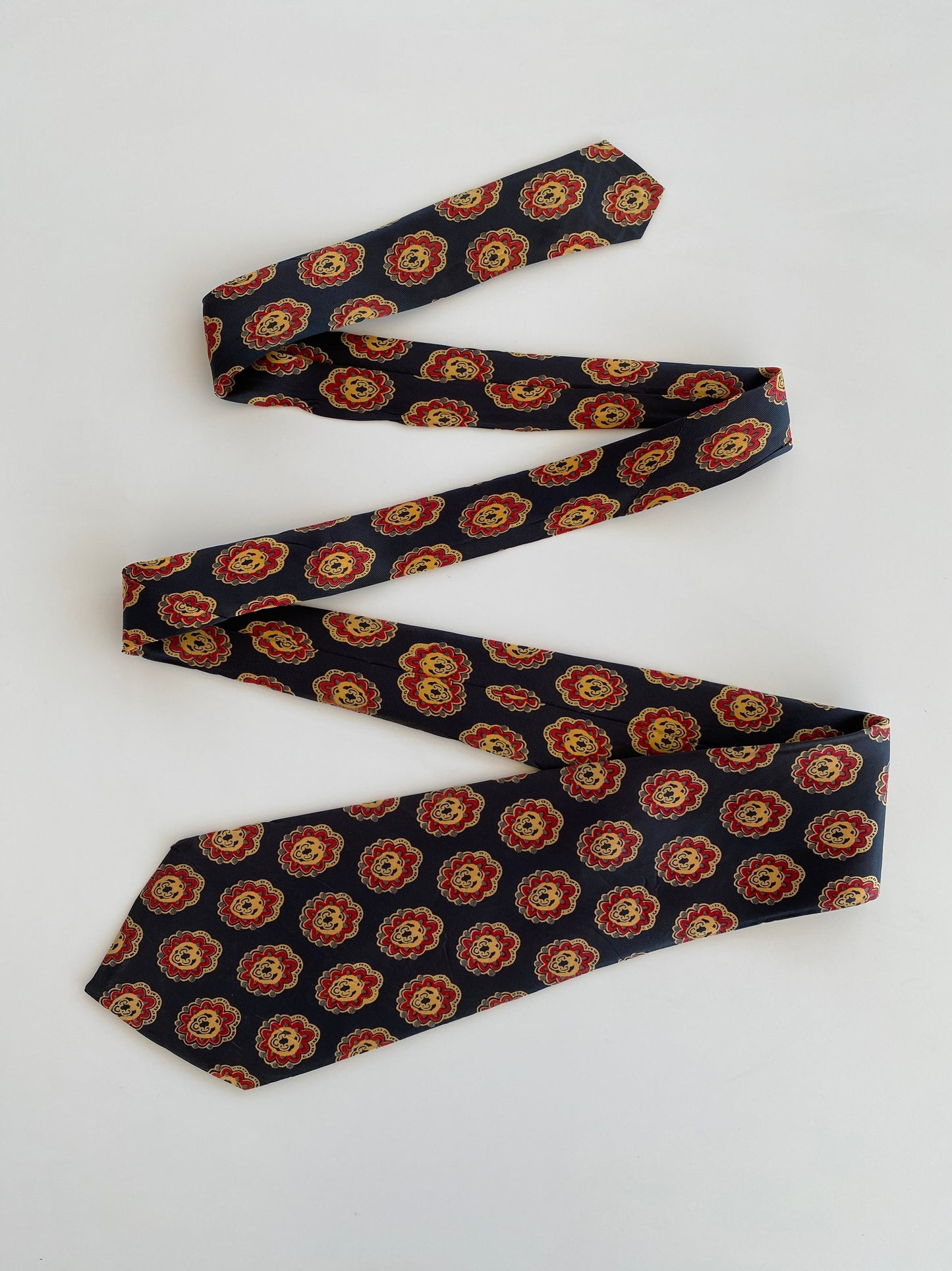 Vintage Régence Printed Men’s Neck Tie - Balagan Vintage Ties printed ties, tie, vintage, vintage ties