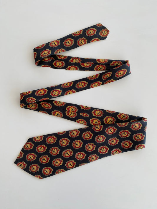 Vintage Régence Printed Men’s Neck Tie - Balagan Vintage Ties printed ties, tie, vintage, vintage ties