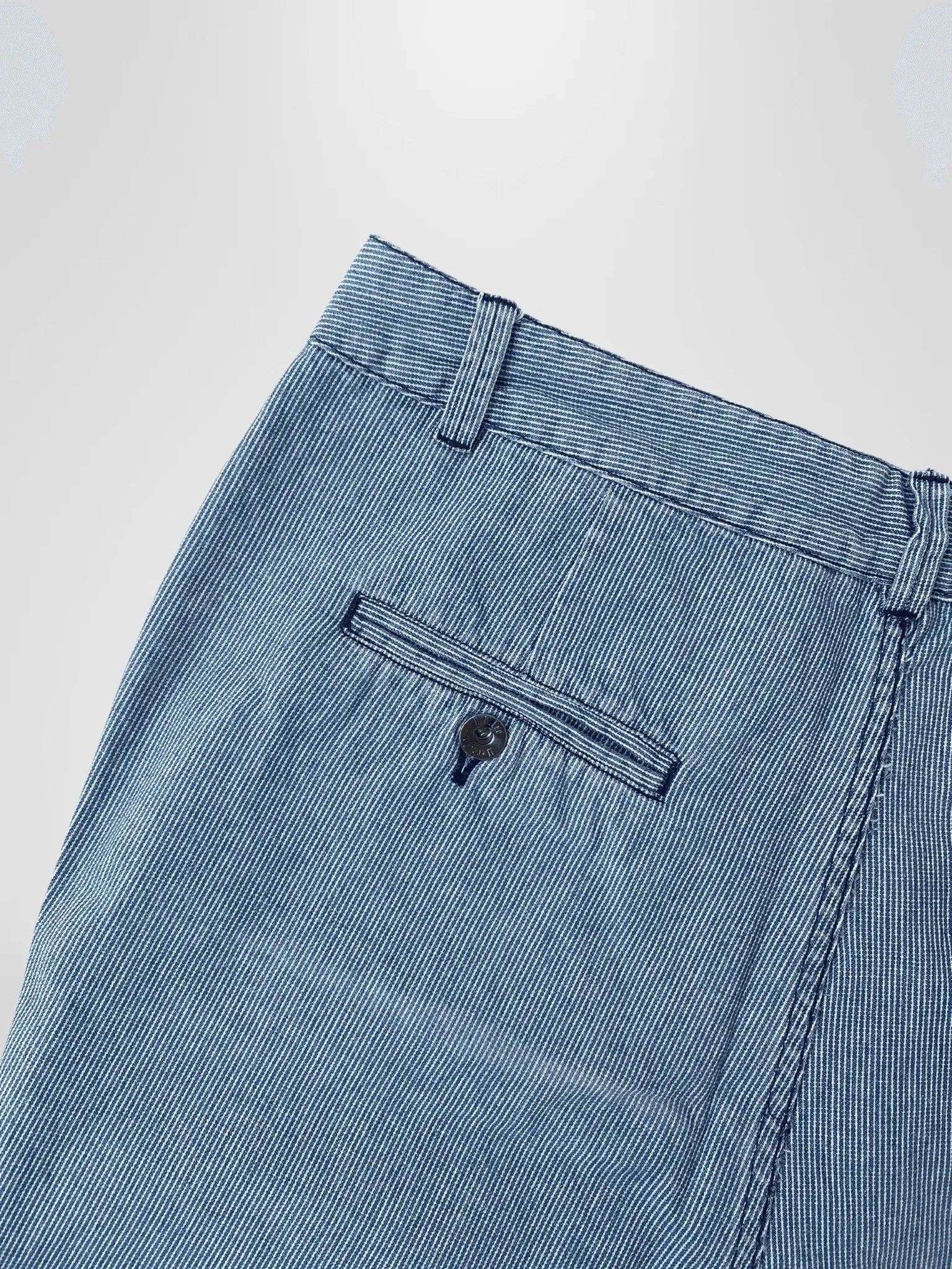 Vintage Reworked Lee Denim Striped Skirt - L - Balagan Vintage Denim Skirt 00s, denim, denim skirt, jeans, lee, shorts