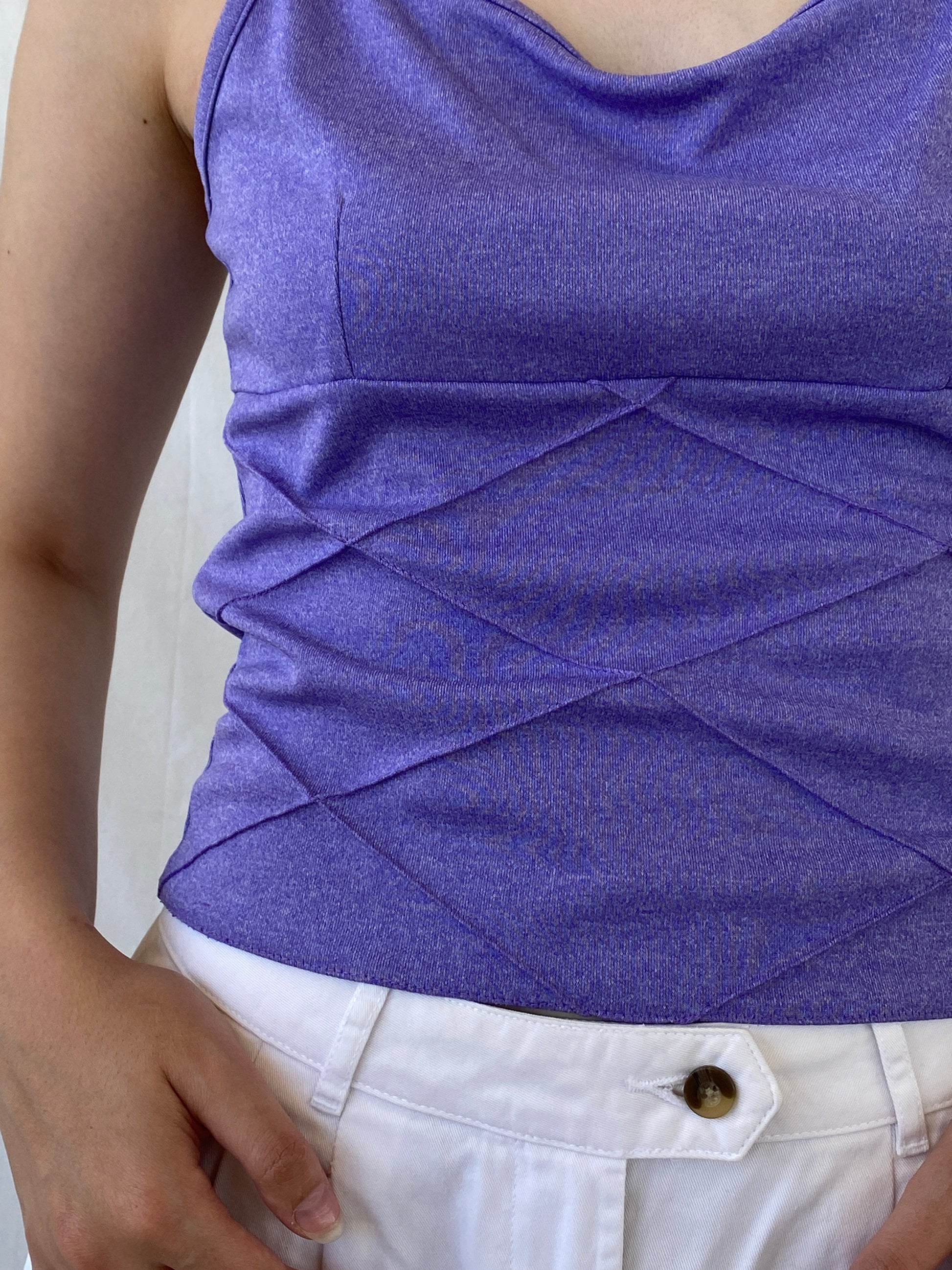 Vintage Santory Italy Purple Cami Top Fitted Camisole - M - Balagan Vintage Cami 00s, Ayah, Cami, NEW IN, summer, women top