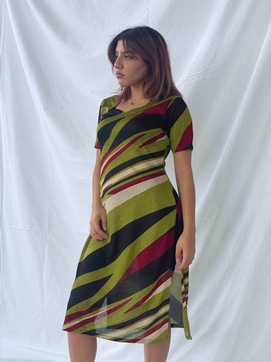 Vintage Shirt Dress - Balagan Vintage Midi Dress 00s, 90s, Deals, dress