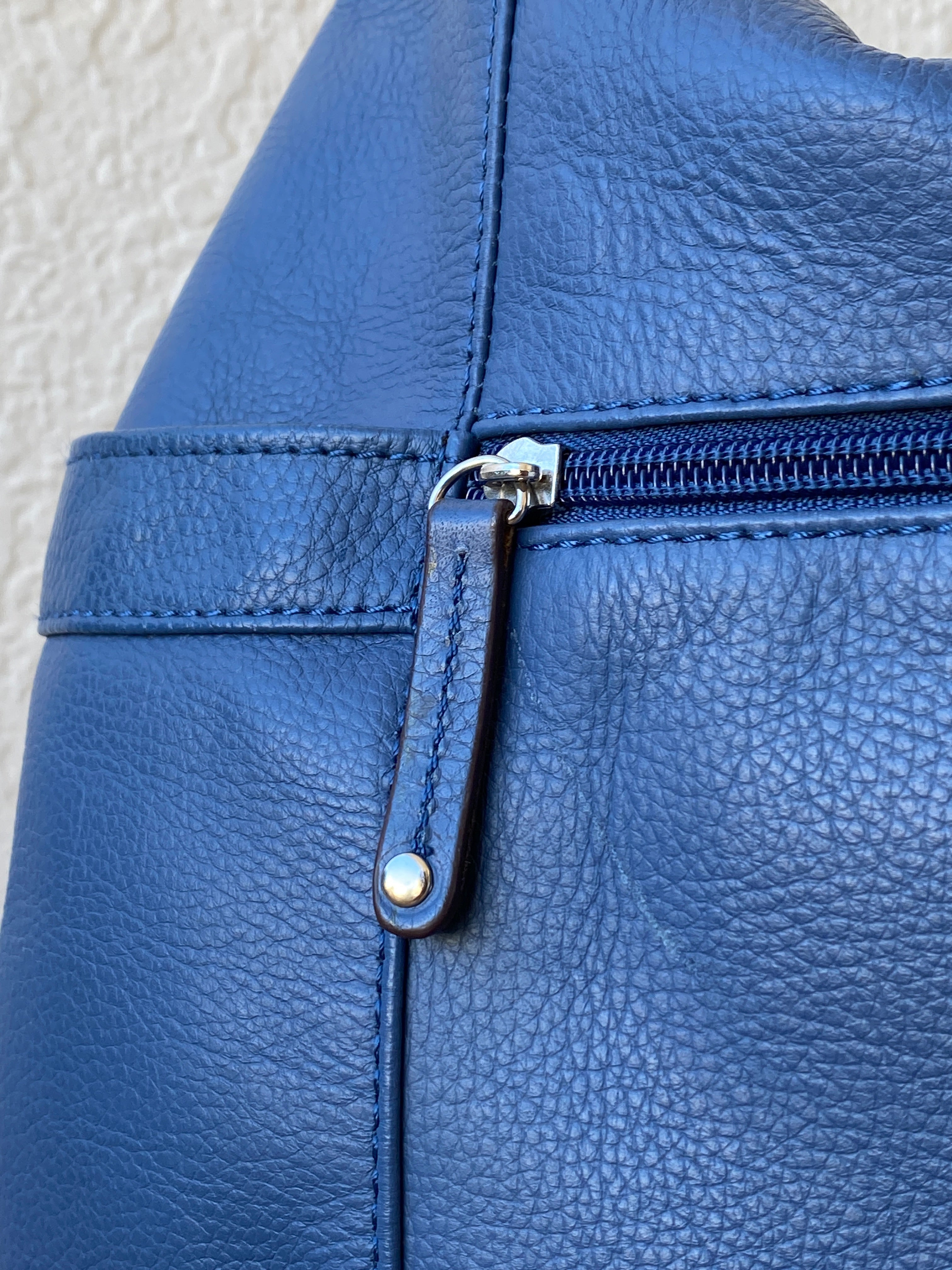 Vintage Tignanello Blue Purse Genuine Leather Hobo Shoulder Bag - Balagan Vintage Shoulder Bag 00s, 90s, bag, genuine leather, NEW IN, shoulder bag, summer, Y2K
