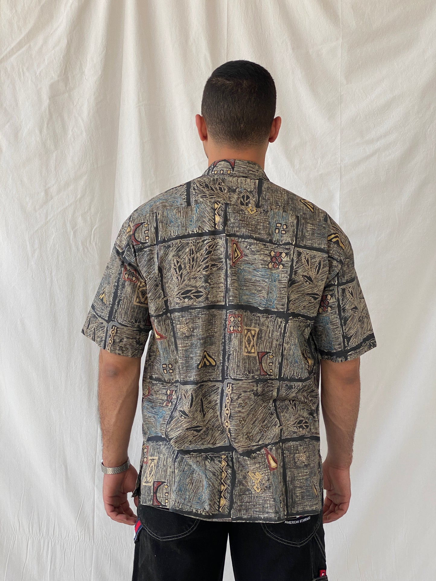 Vintage Tori Richard Honolulu Hawaiian Cotton Short Sleeve Men’s Printed Shirt - L - Balagan Vintage Half Sleeve Shirt 90s, half sleeve shirt, Hawaiian shirt, mens shirt, printed shirt, Ramez, silk