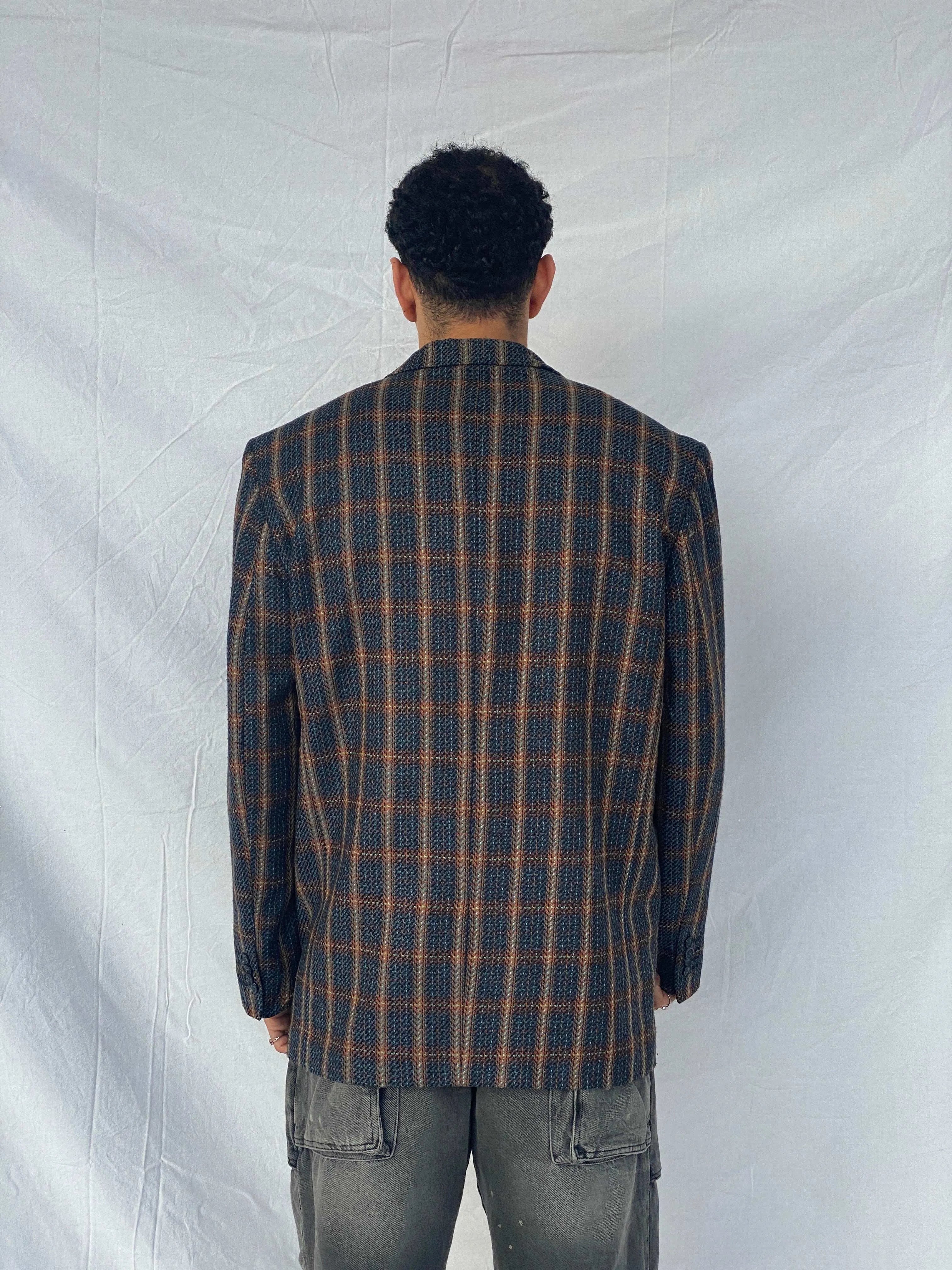 Vintage Truva Collection Plaid Blazer - Size M/L - Balagan Vintage Blazer 90s, Abdullah, plaid blazer