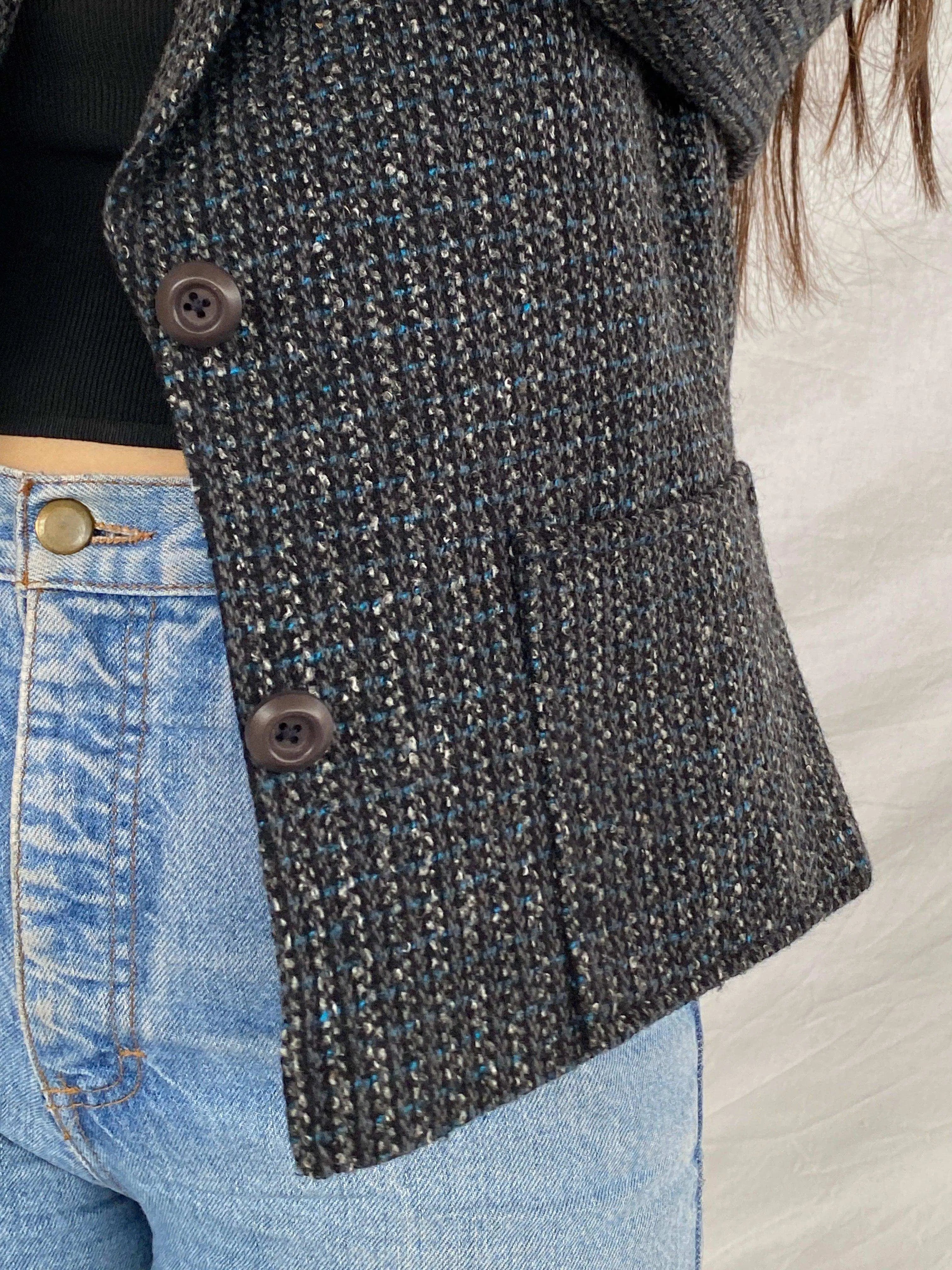 Vintage Tweed Blazer - Balagan Vintage Blazer 90s, Aseel, blazer, Coats&Jackets, Women's Blazers