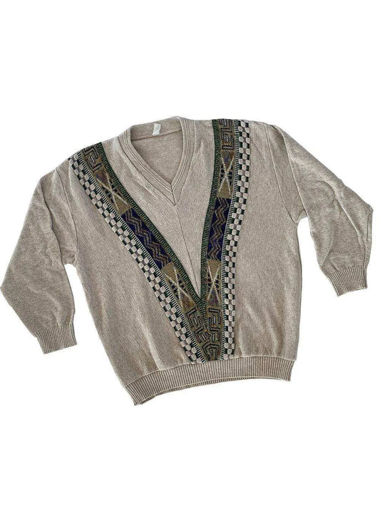 Vintage Unisex Knitted Sweater - Balagan Vintage Sweater 80s, 90s, knitted sweater, sweater