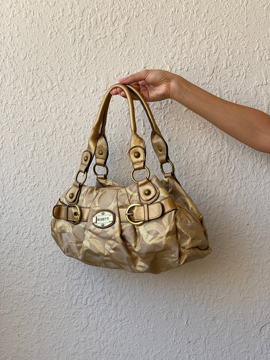 Vintage Y2K 00s Rosetti Gold Hobo Shoulder Bag - Balagan Vintage Shoulder Bag 00s, 90s, bag, NEW IN, shoulder bag, summer, Y2K