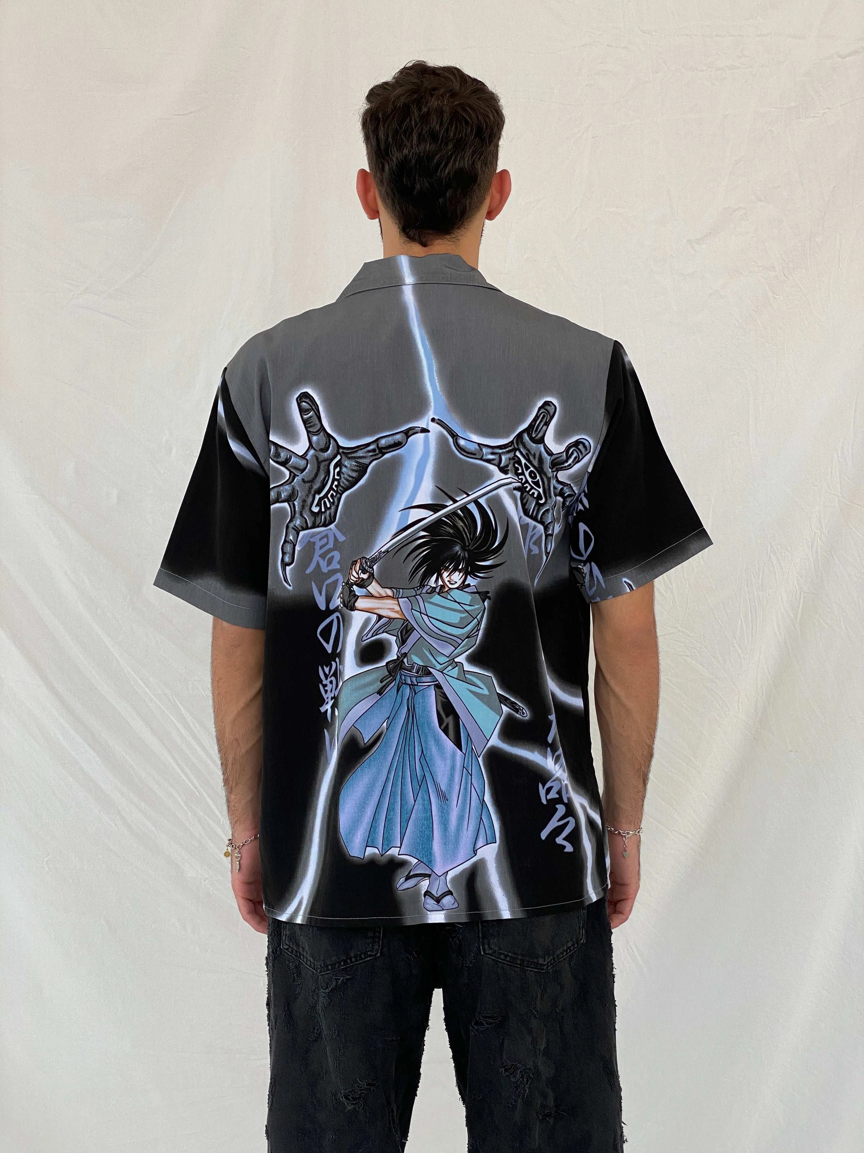 Vintage Y2K All Things Collection Anime Shirt Size M - Balagan Vintage Half Sleeve Shirt 00s, 90s, Anime, Awsam, half sleeve shirt, printed shirt